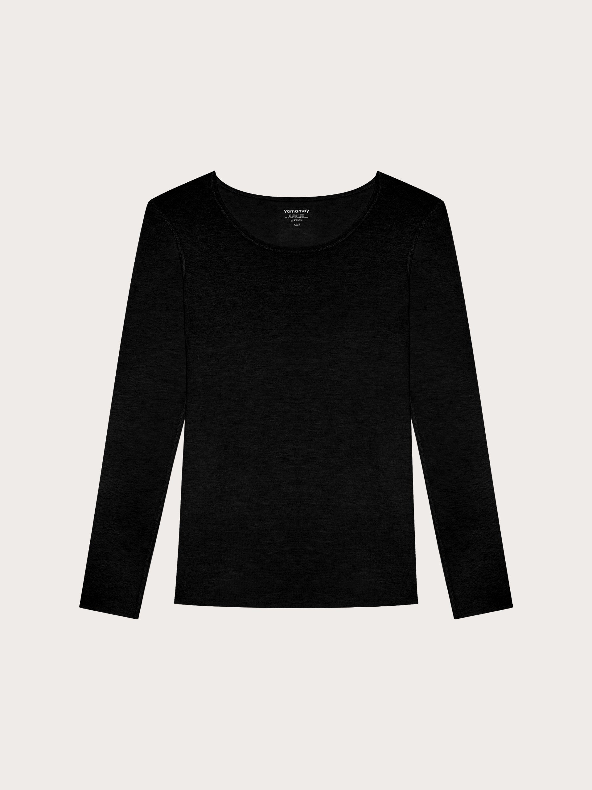 Maglia scollo rotondo interlock di viscosa Next to Skin