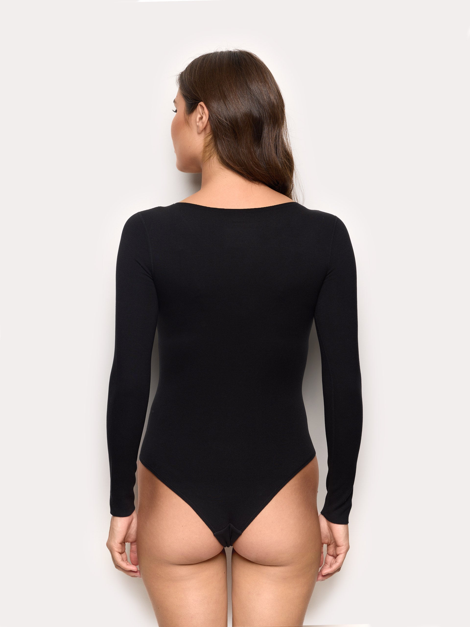 Body scollo rotondo interlock di viscosa Next to Skin