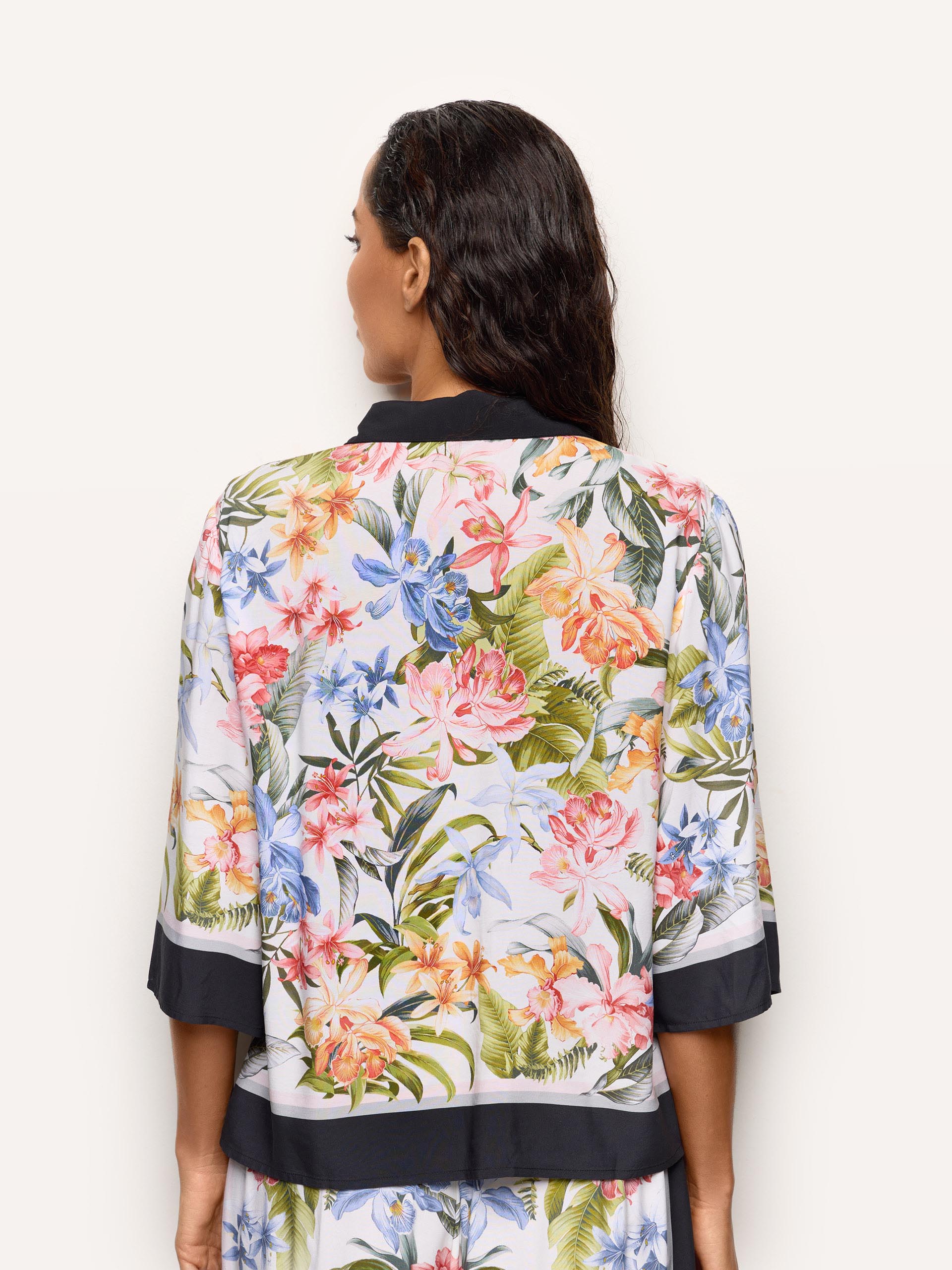 Camicia in tela di viscosa LENZING™ ECOVERO™ - Tahiti