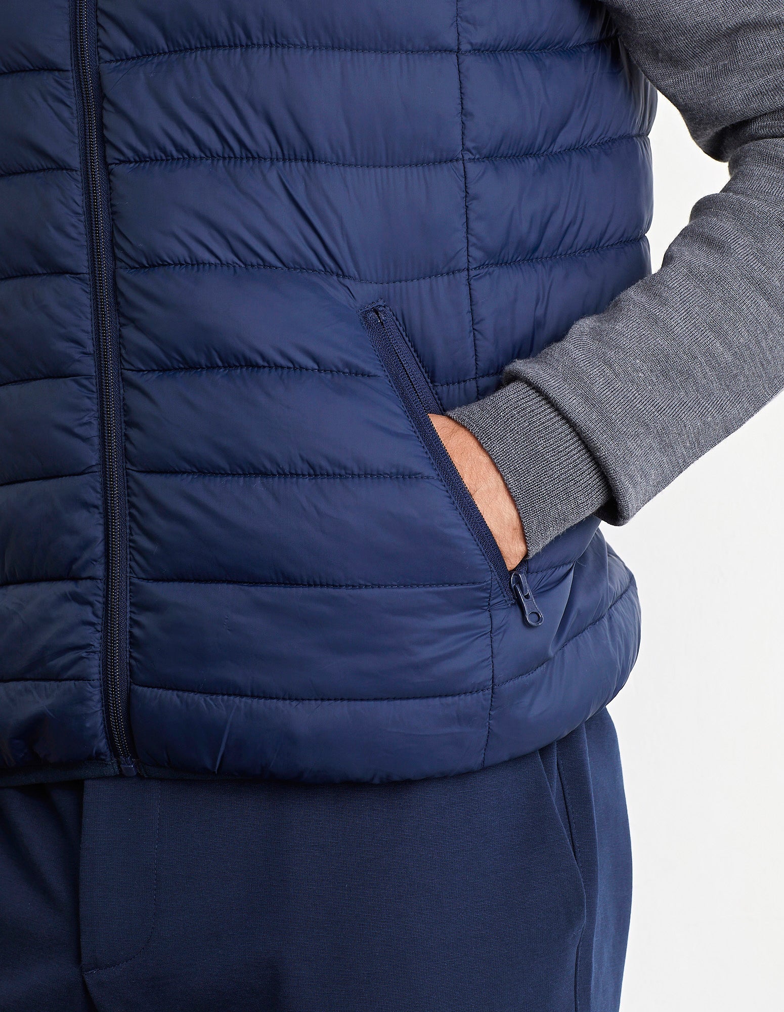 Gilet trapuntato con tasche Easy Living