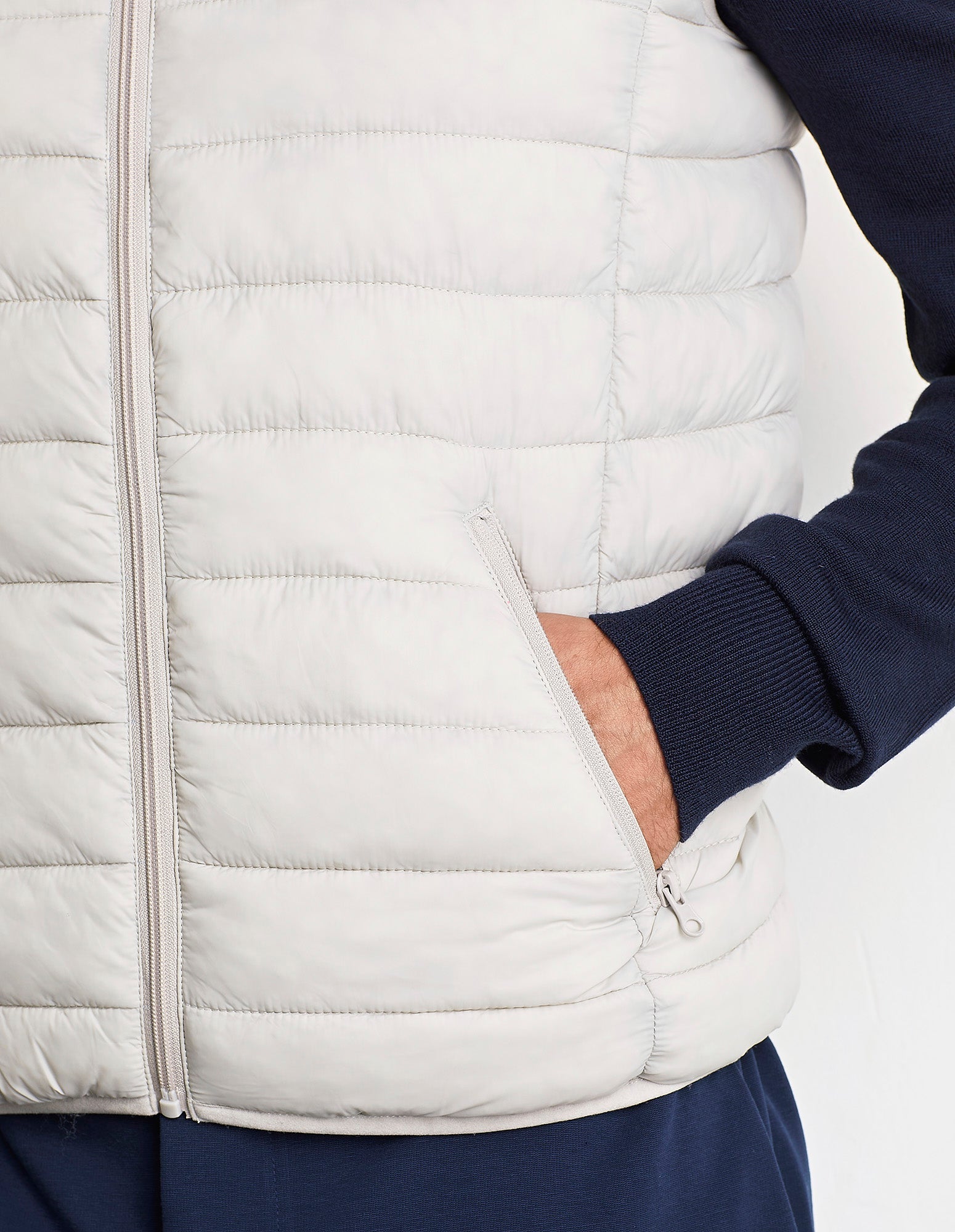 Gilet trapuntato con tasche Easy Living