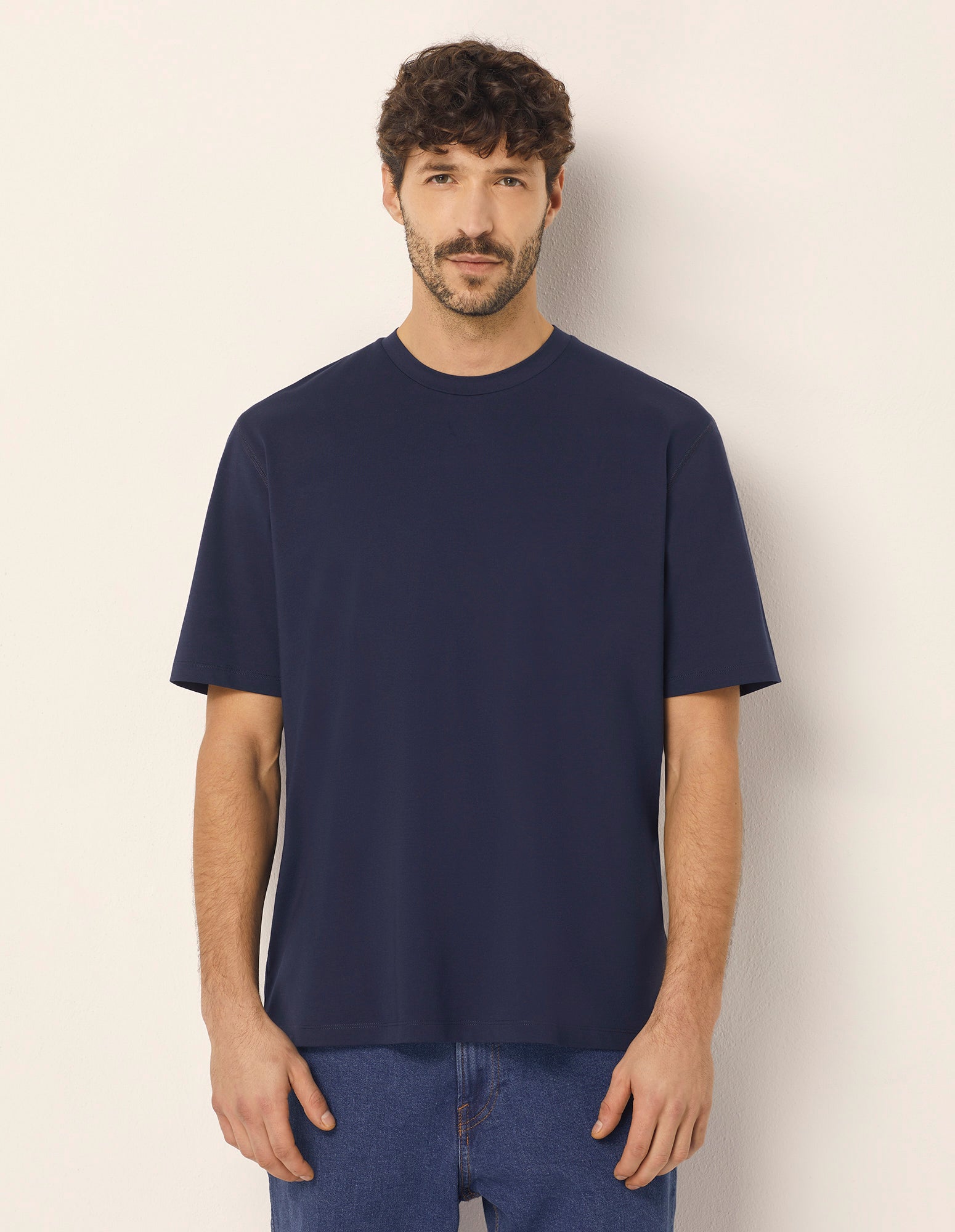 Maglia girocollo a maniche corte Fresh