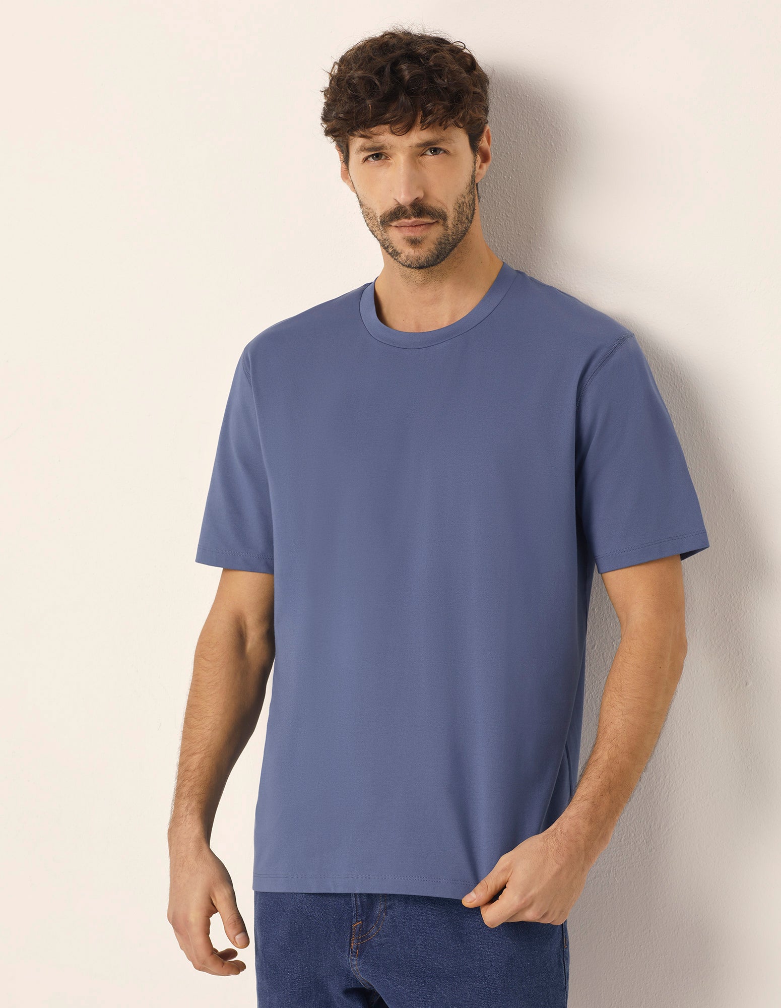 Maglia girocollo a maniche corte Fresh
