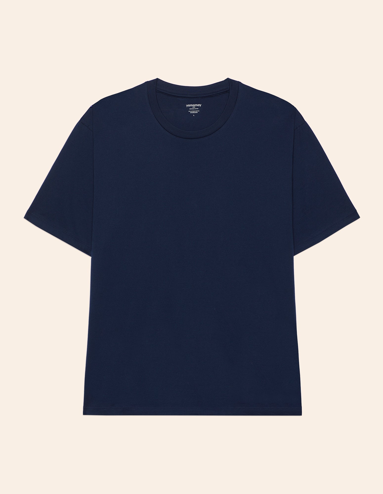 T-shirt girocollo da uomo in cotone Premium Cotton