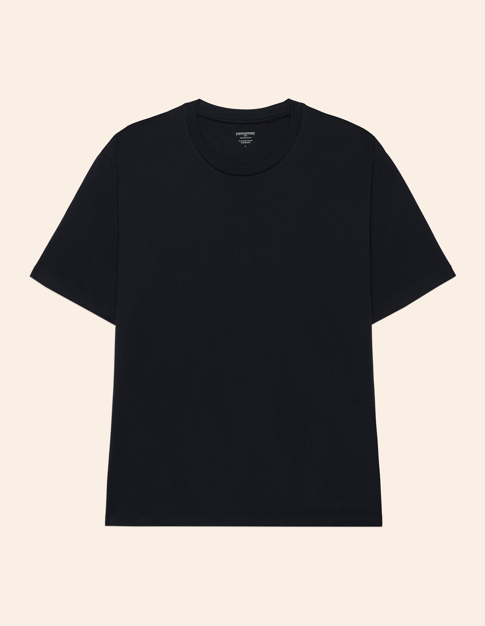 T-shirt girocollo da uomo in cotone Premium Cotton