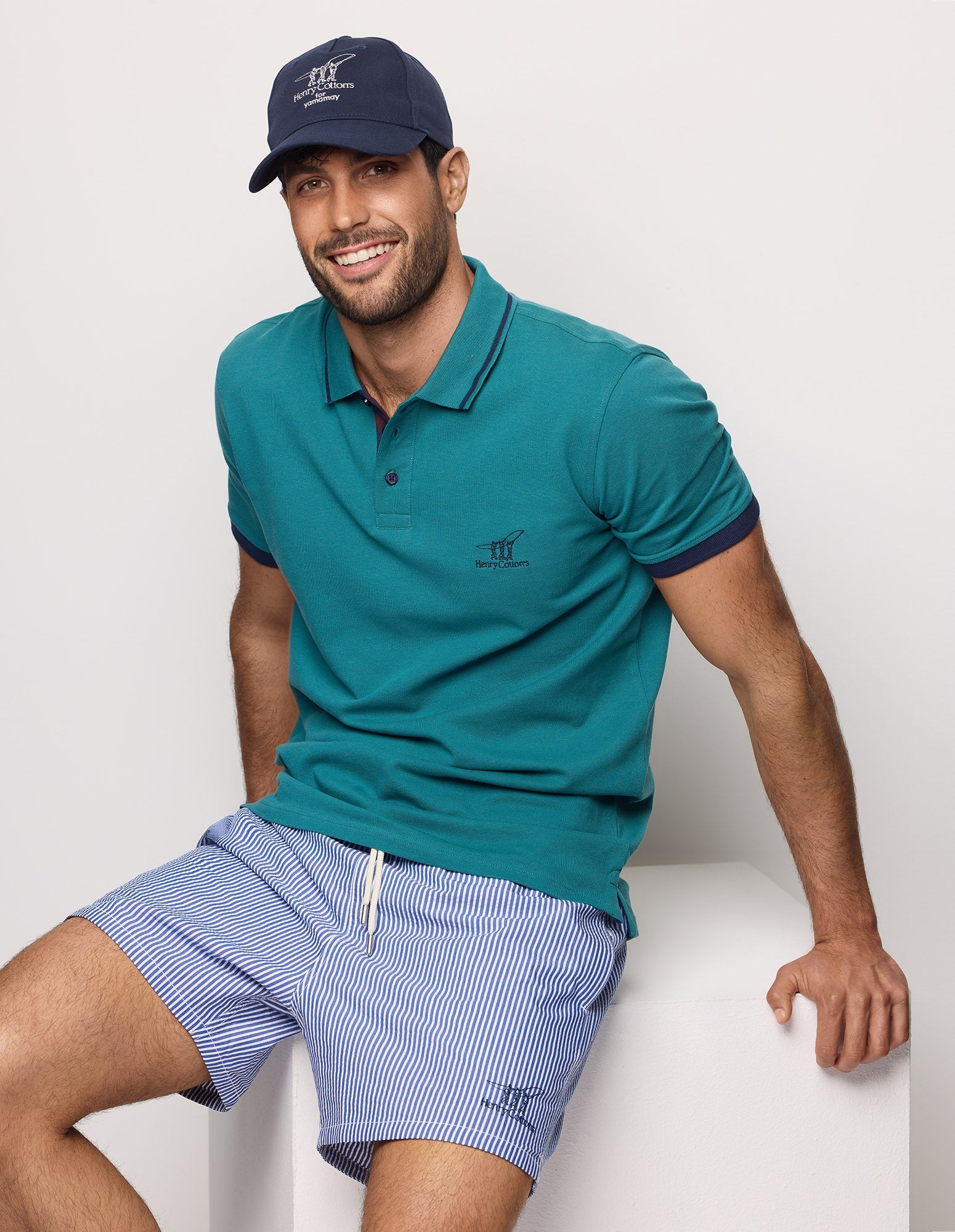 Polo da uomo con bottoncini Henry Cotton's