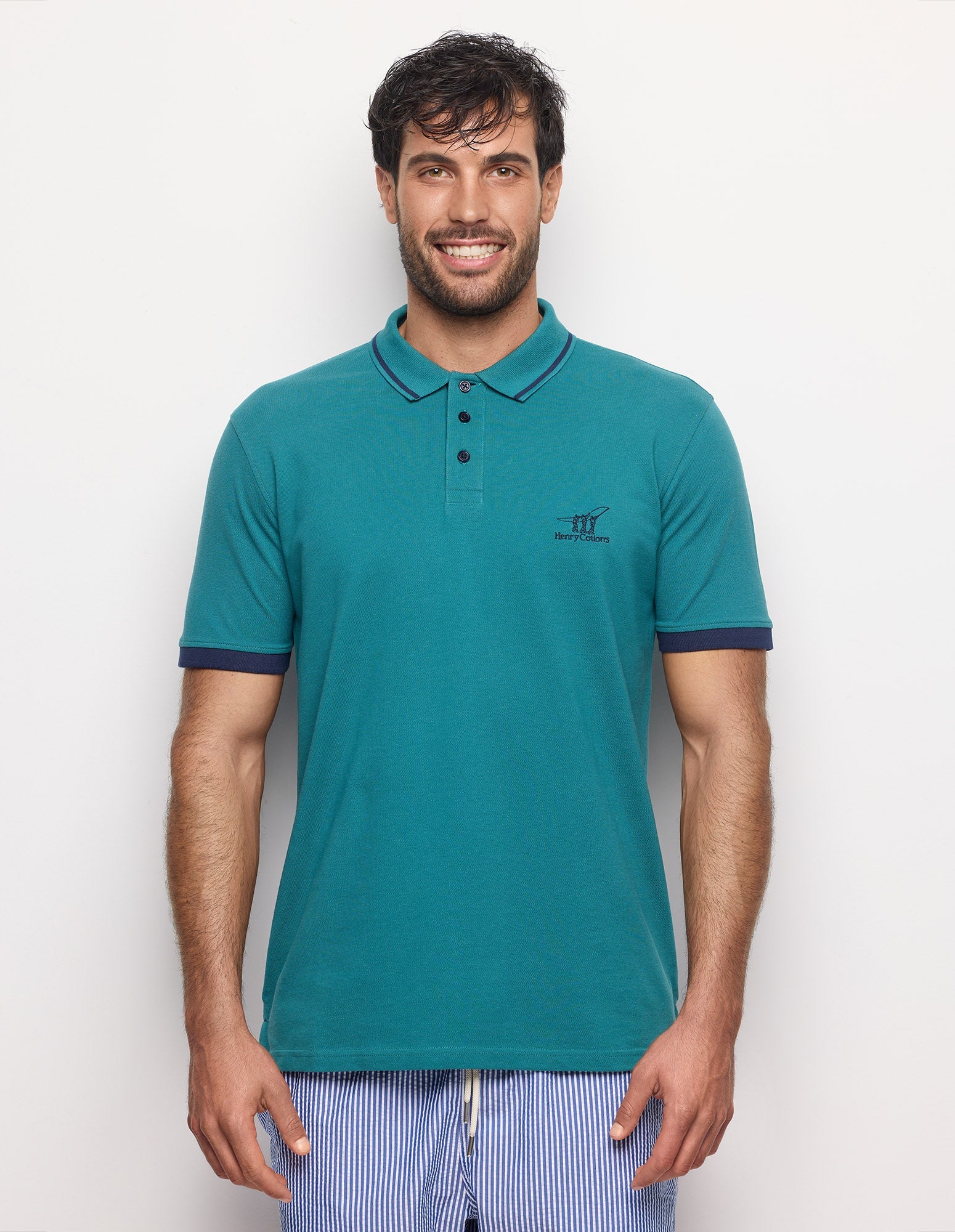 Polo da uomo con bottoncini Henry Cotton's