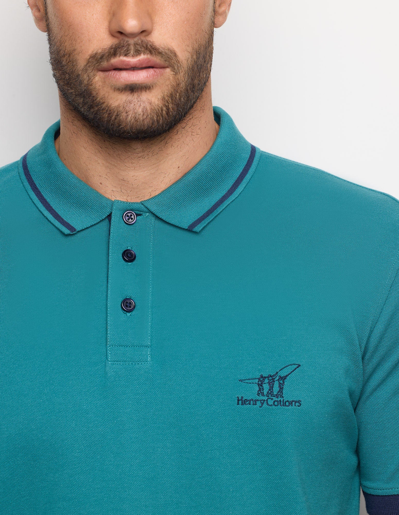 Polo da uomo con bottoncini Henry Cotton's