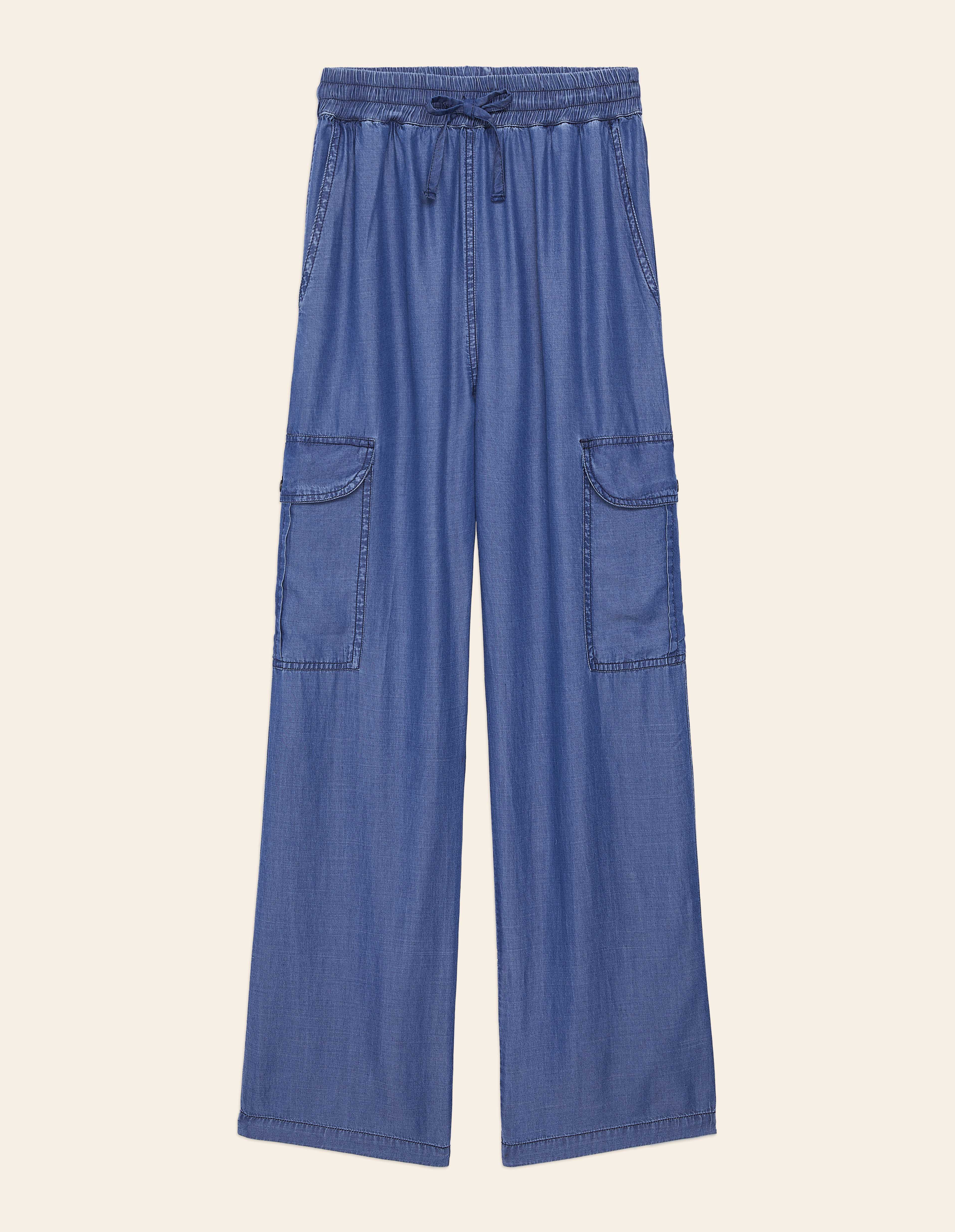 Pantalone lungo da donna cargo Denim