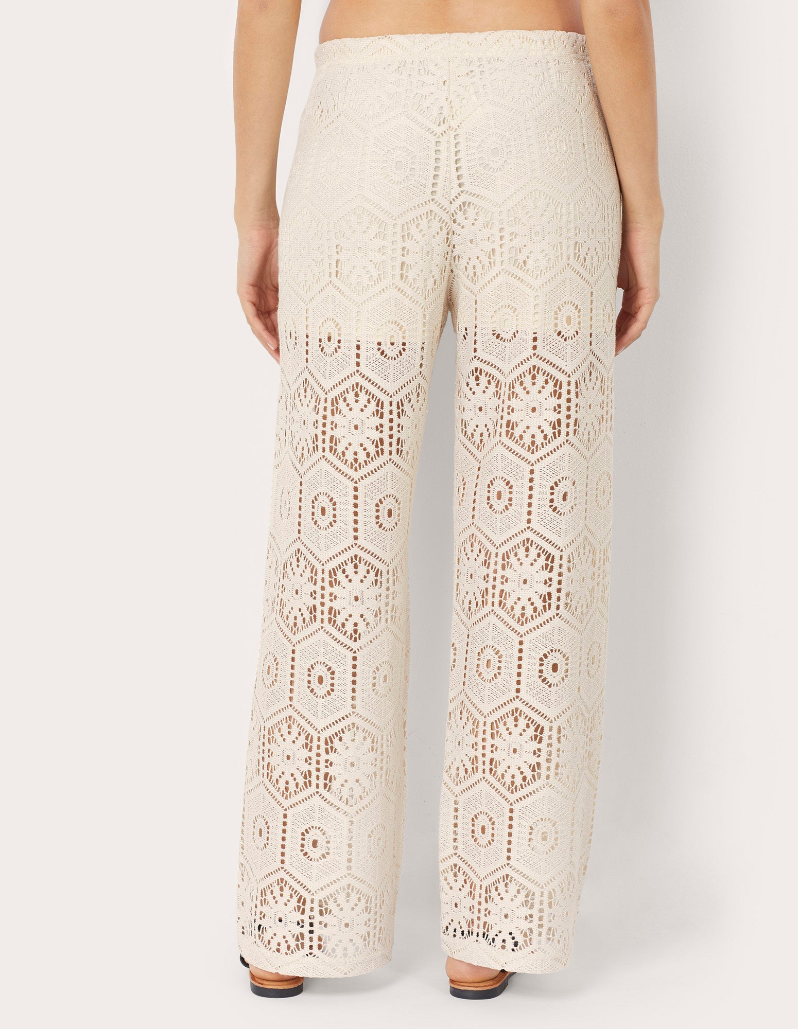 Pantalone lungo traforato Crochet