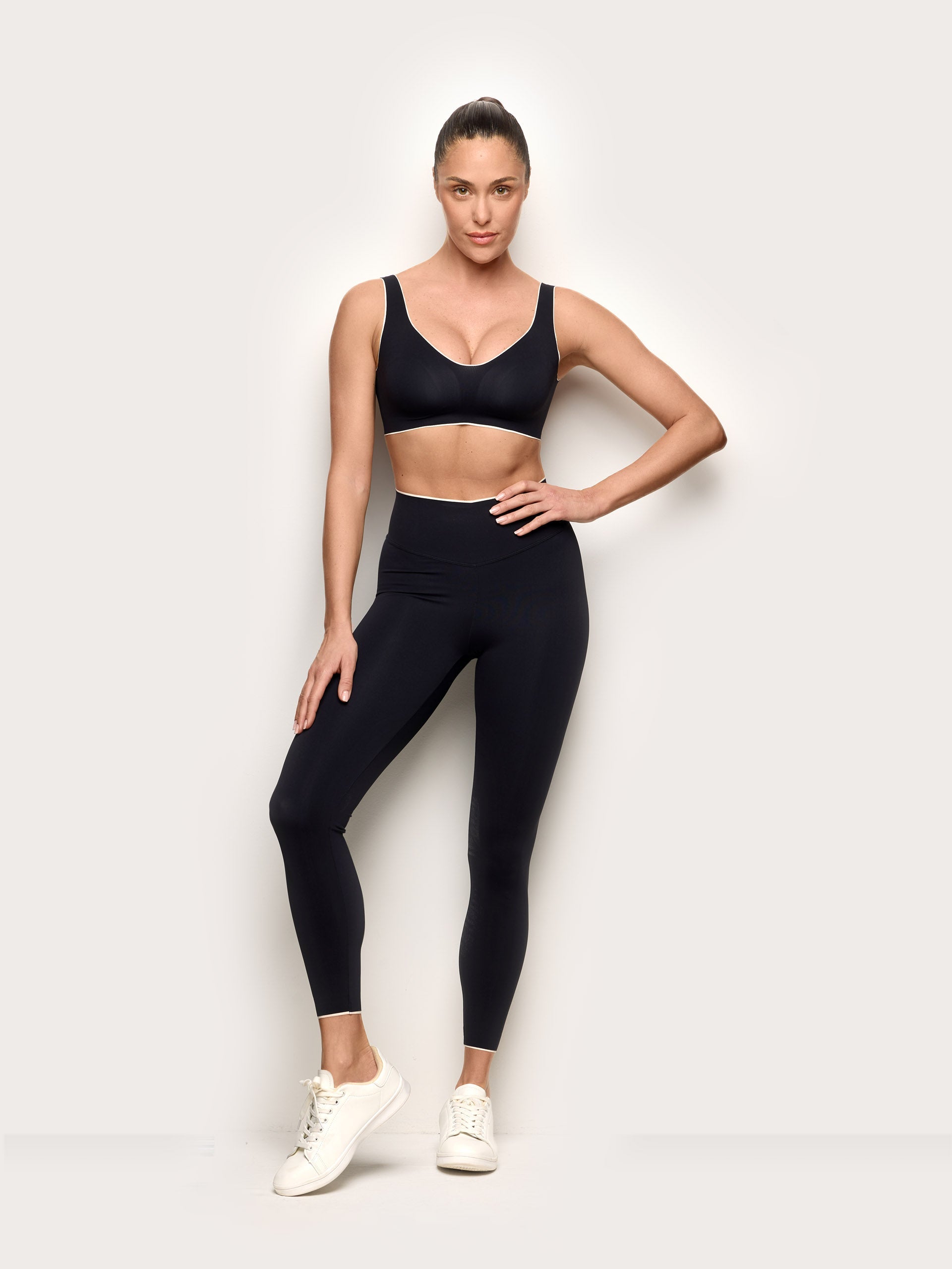 Leggings in microfibra interlock  - Fitness