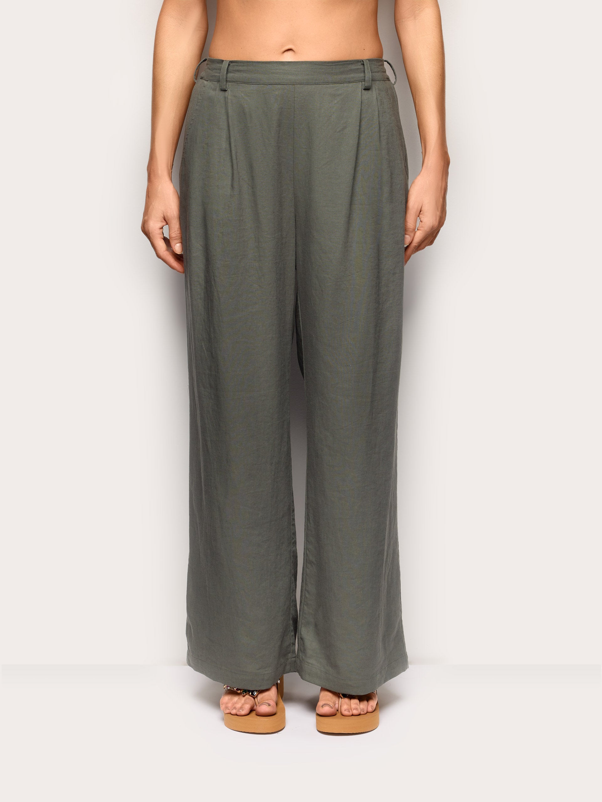 Pantalone lungo - Linen / Viscose