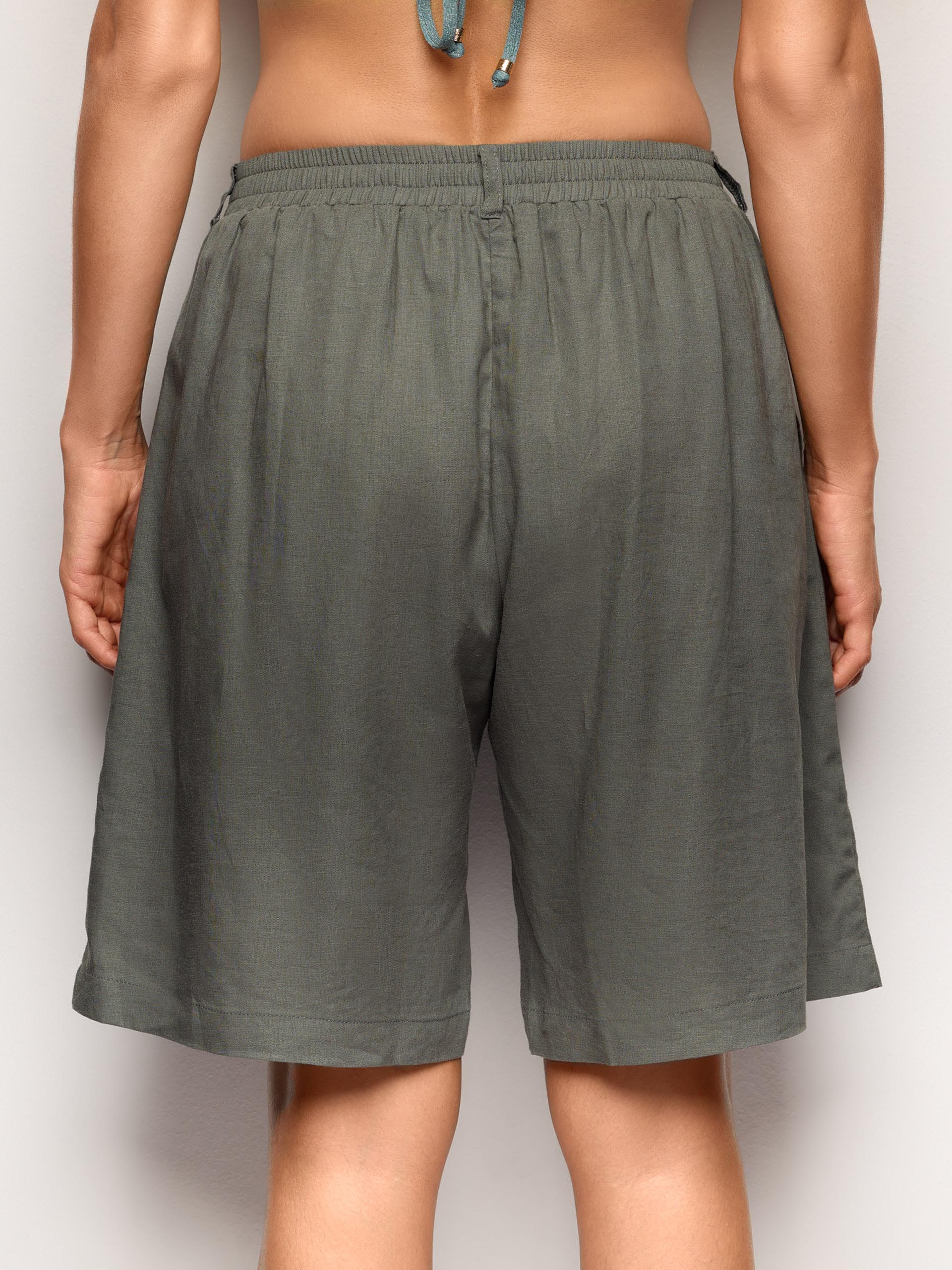 Pantalone corto - Linen / Viscose