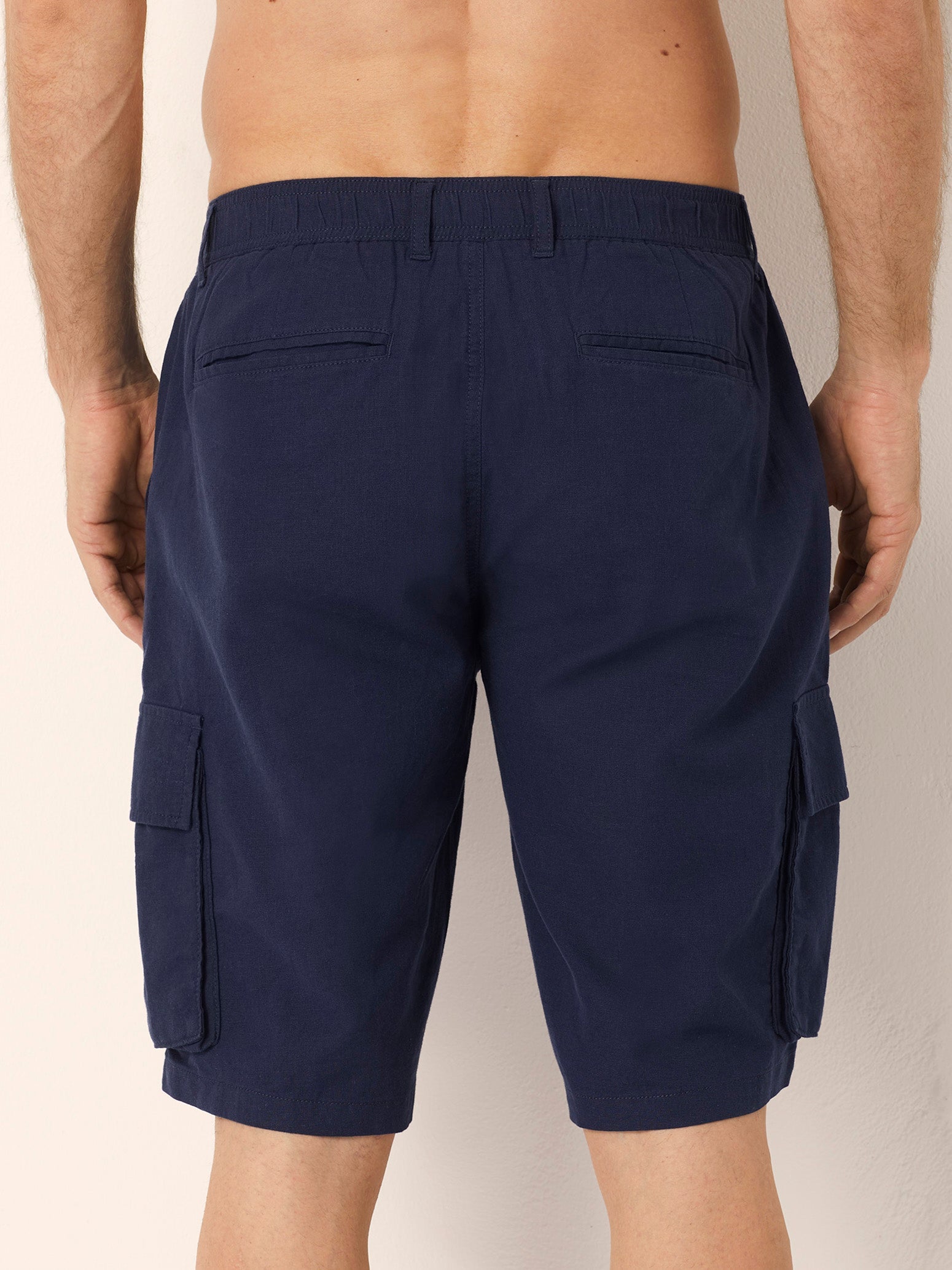 Bermuda modello cargo Cotton Linen