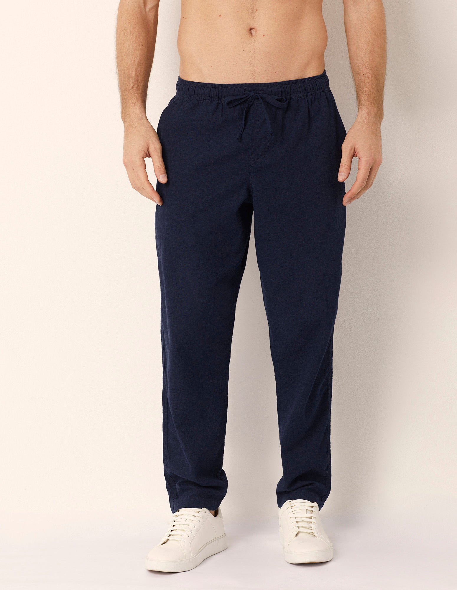 Pantalone lungo da uomo Cotton Linen