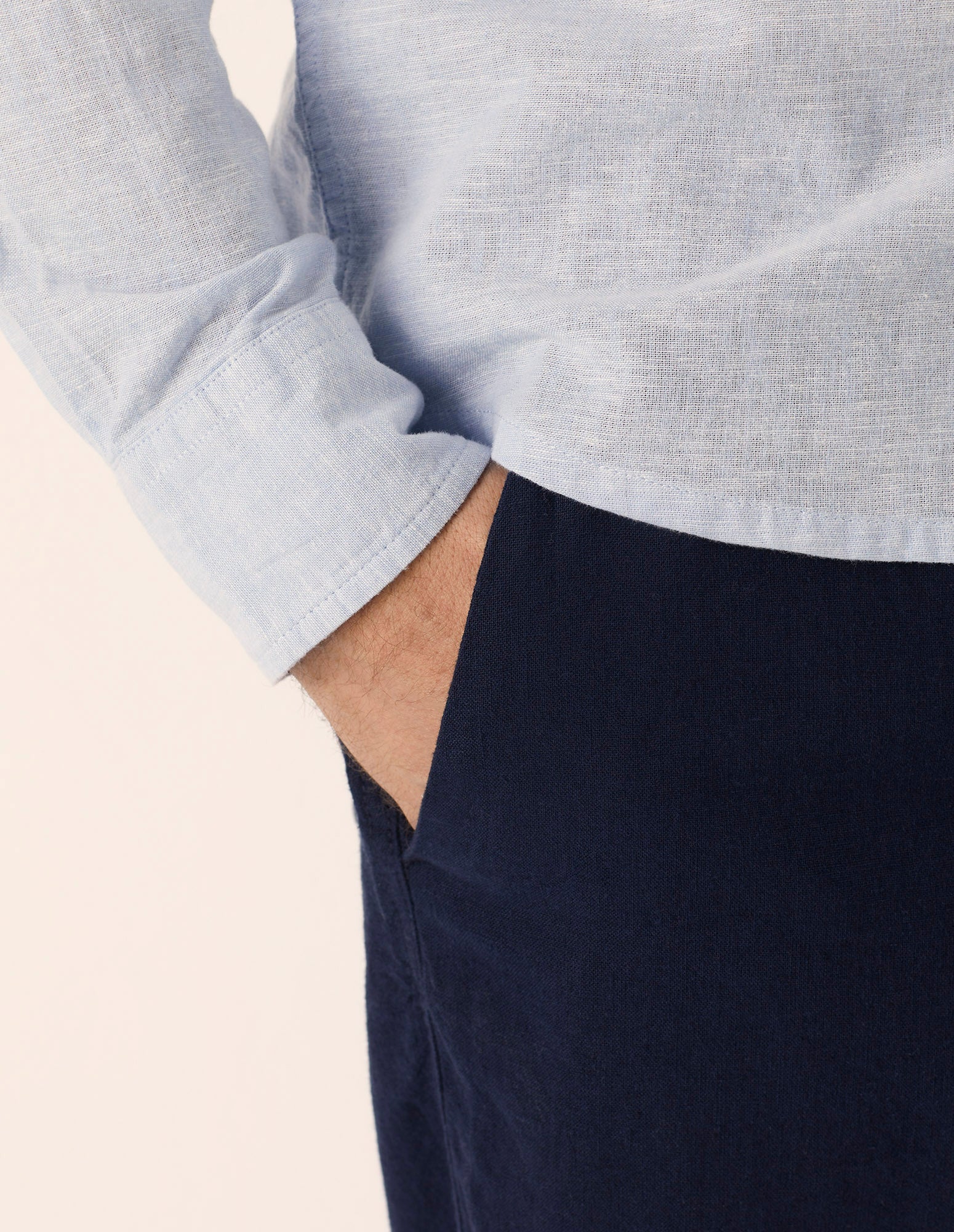 Pantalone lungo da uomo Cotton Linen