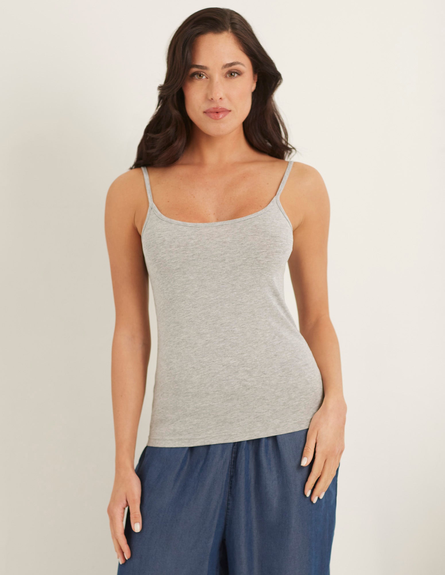 Multipack tre top con spalline sottili in jersey elasticizzato Daily