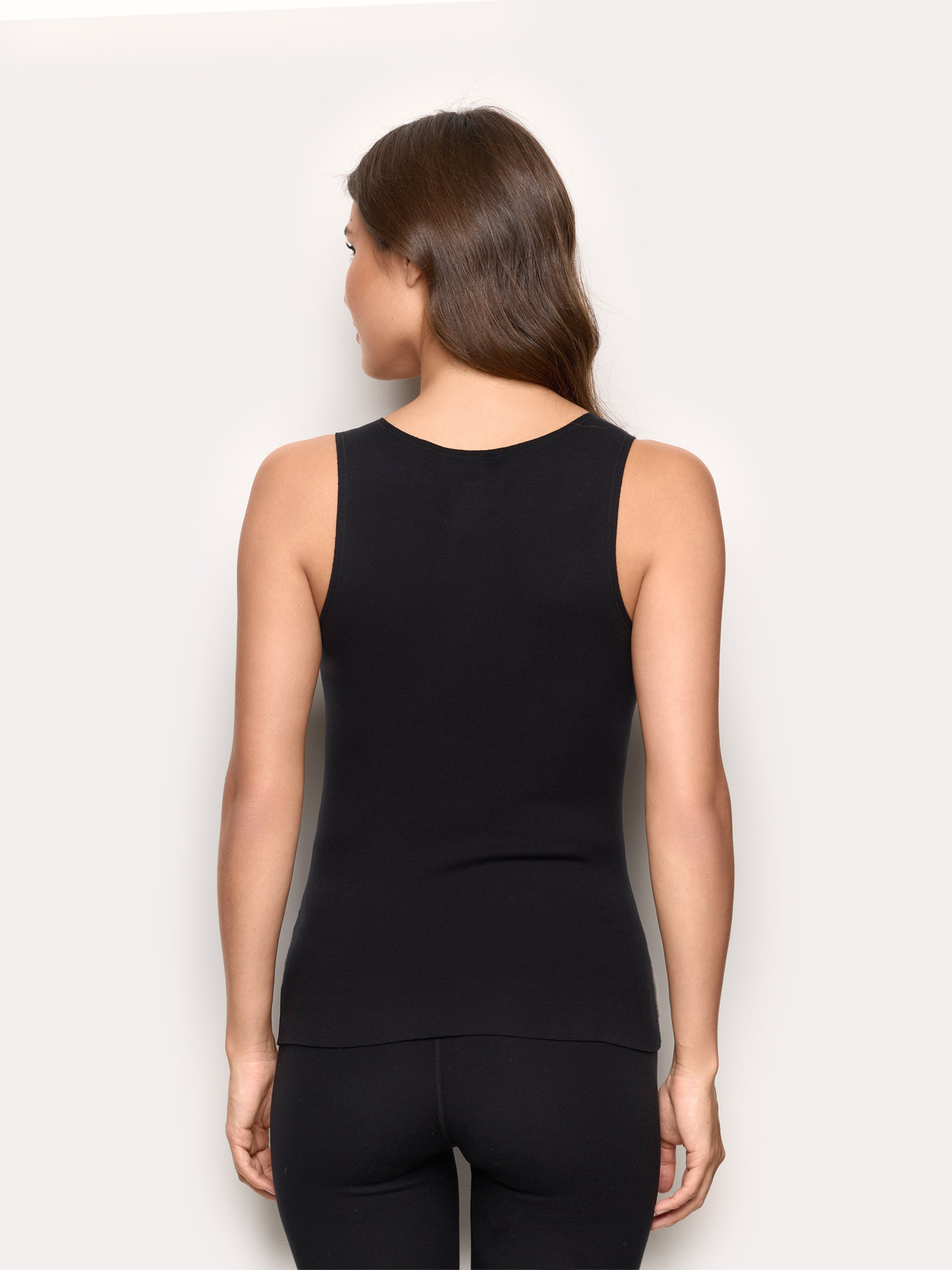 Canotta scollo rotondo interlock di viscosa Next to Skin