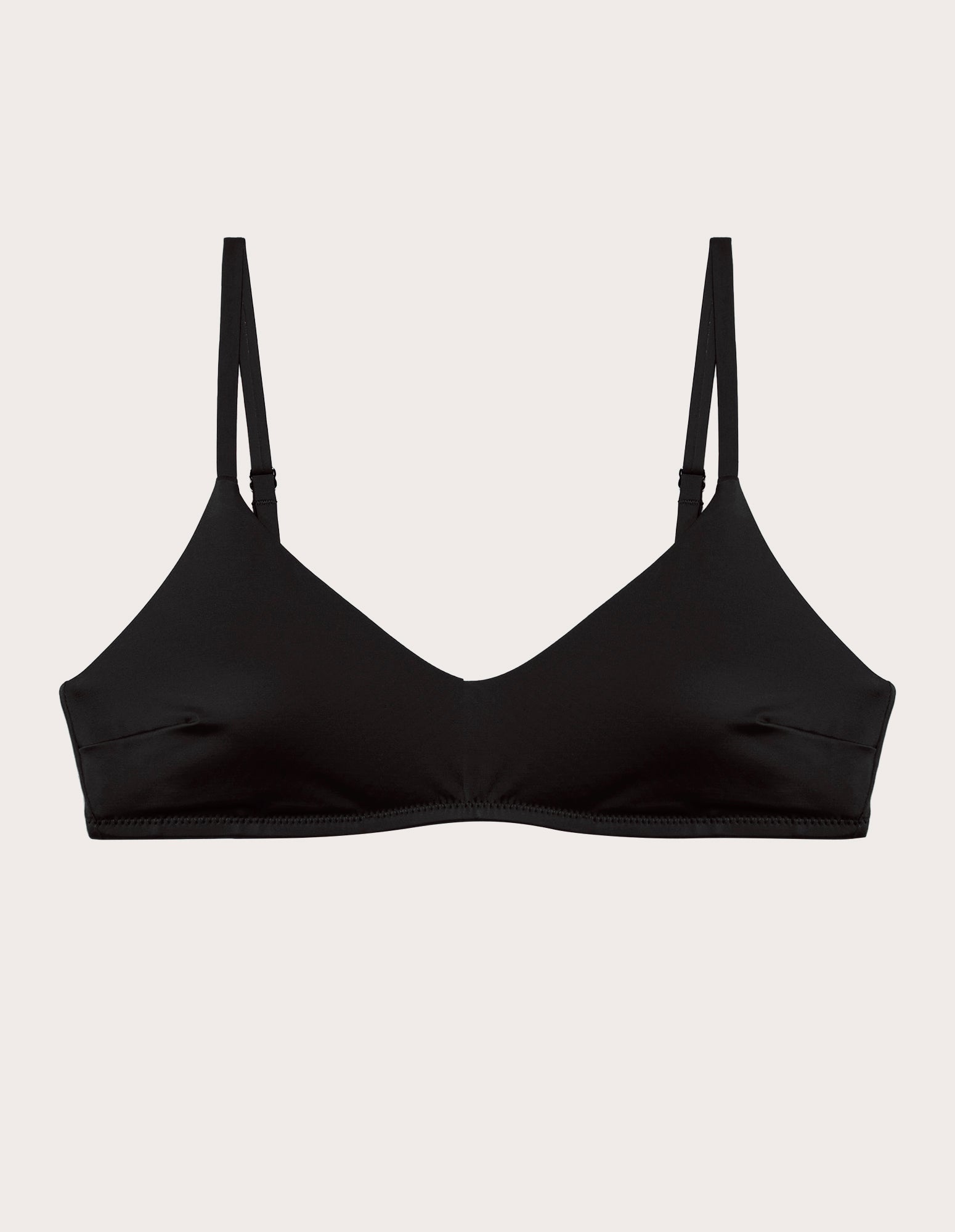 Bralette costume nera senza ferretto coppe estraibili Essentials