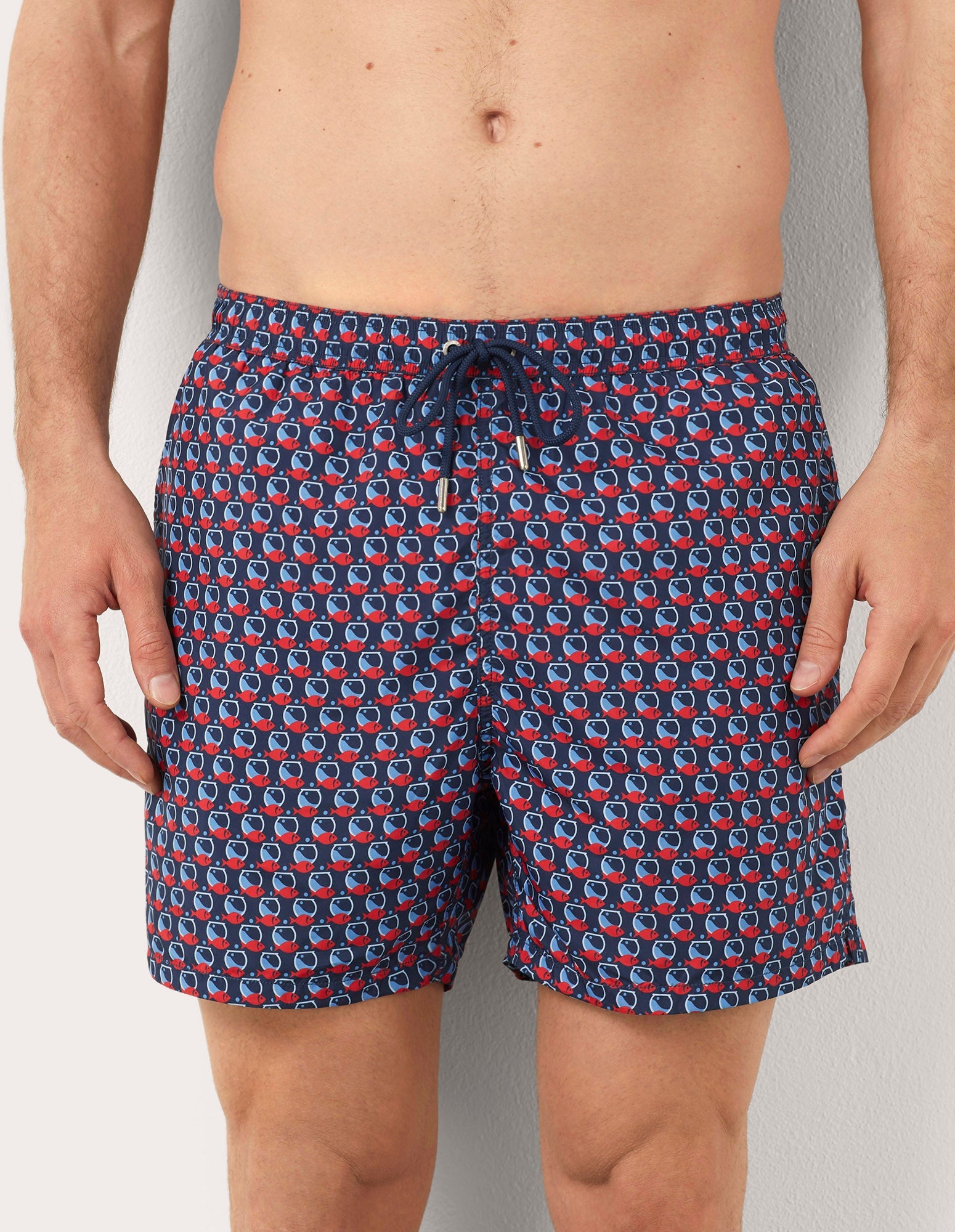 Costume boxer da uomo con pesci Marina I