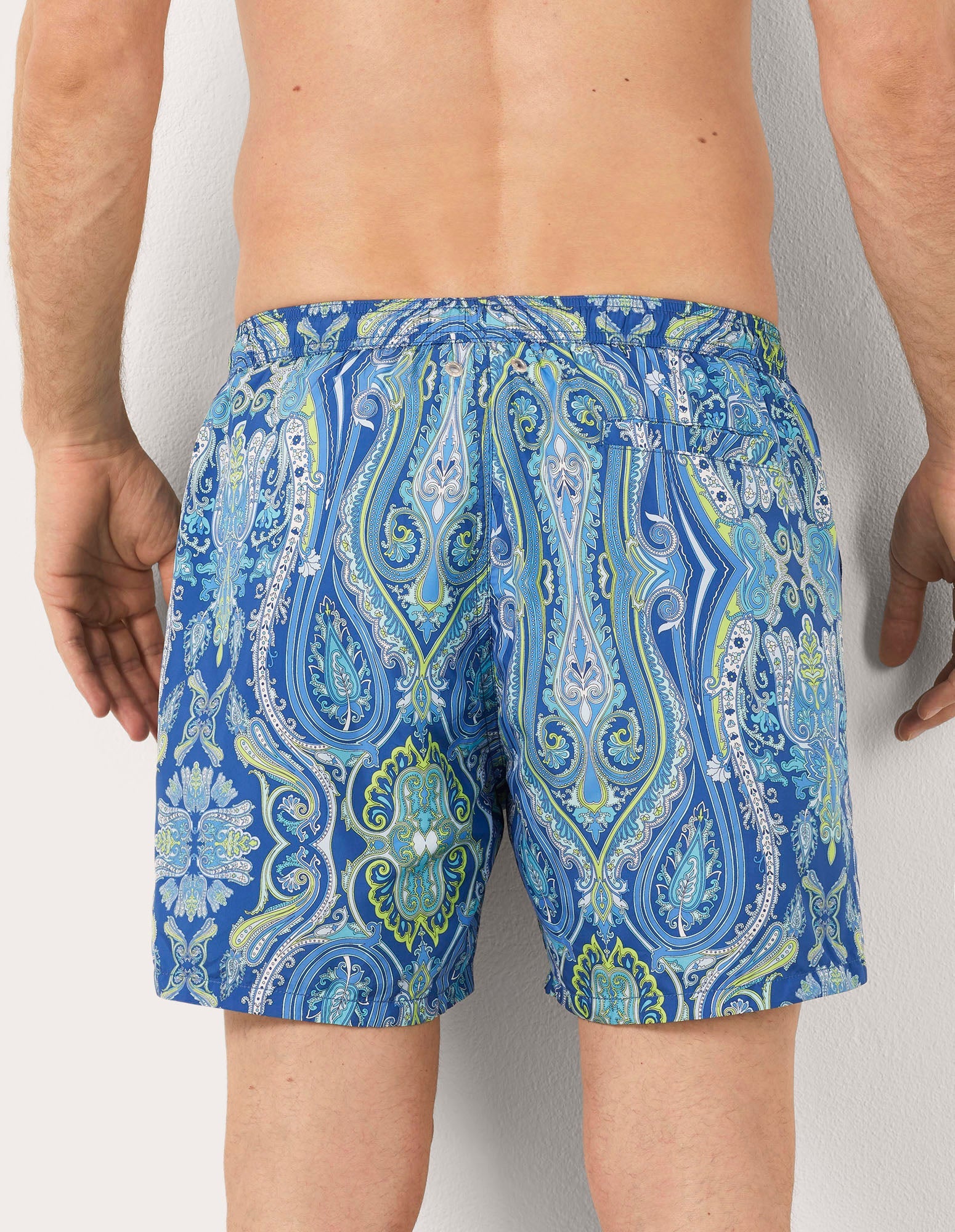 Costume boxer da uomo con stampa paisley Marina I