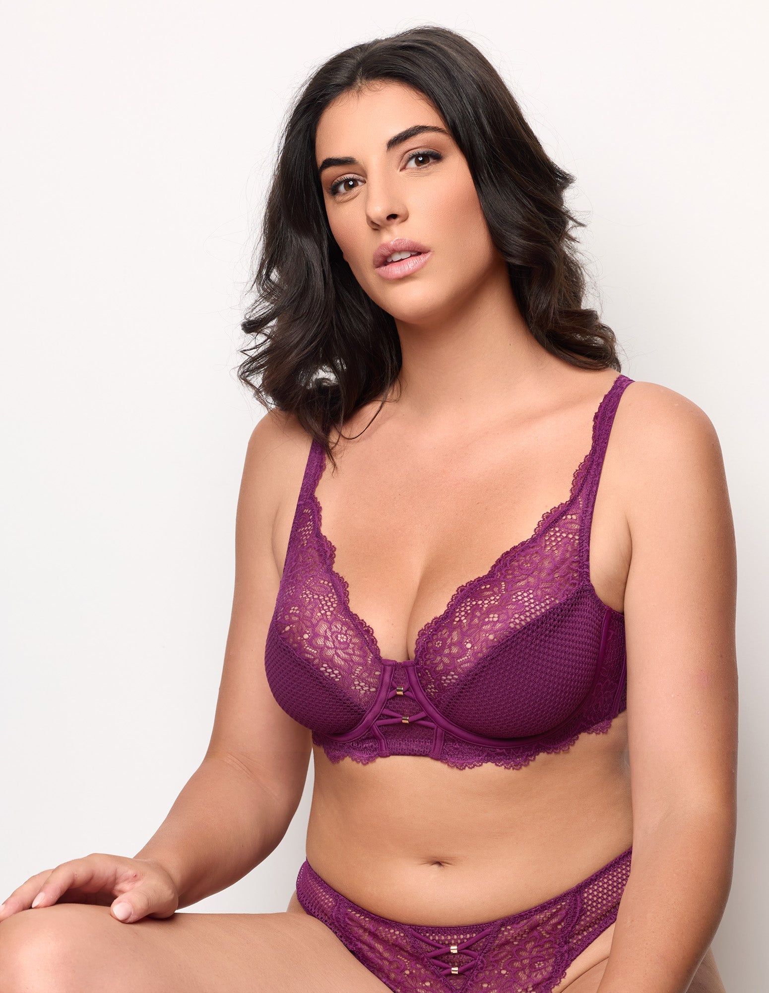 Bralette sfoderata coppe differenziate con ferretto Super Cups Catchy