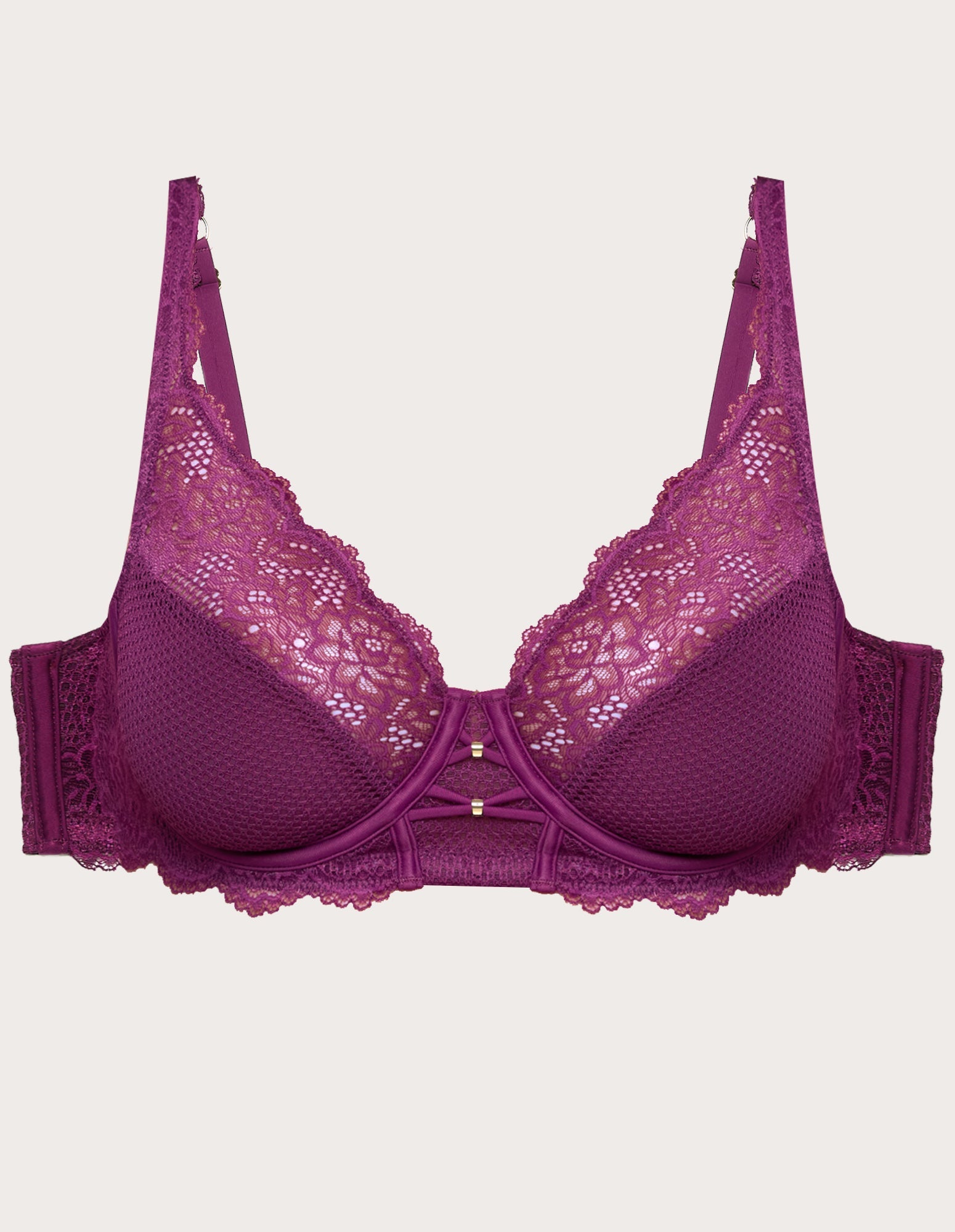 Bralette sfoderata coppe differenziate con ferretto Super Cups Catchy