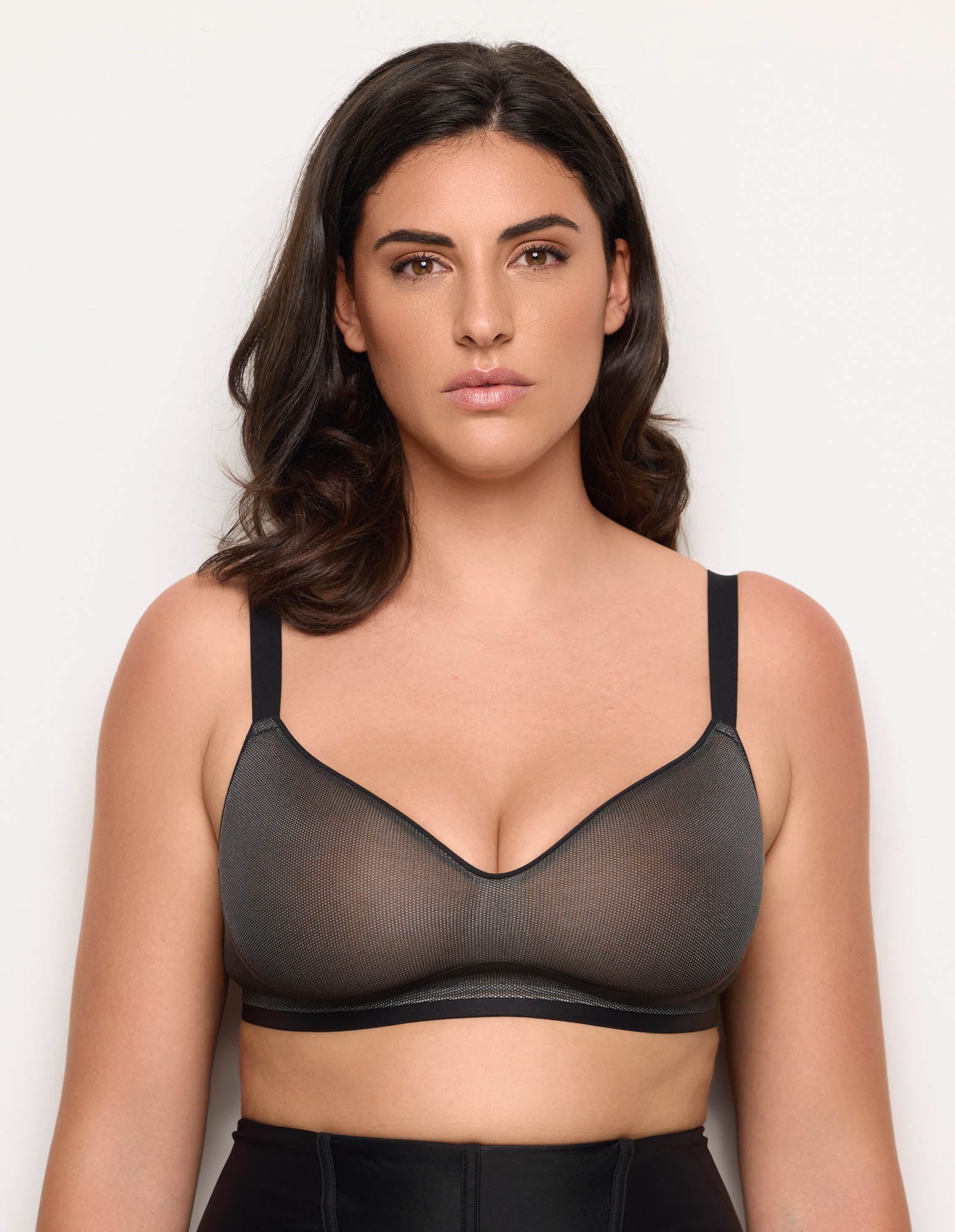 Bralette senza ferretto in tessuto 3D coppe preformate Nuovo Space