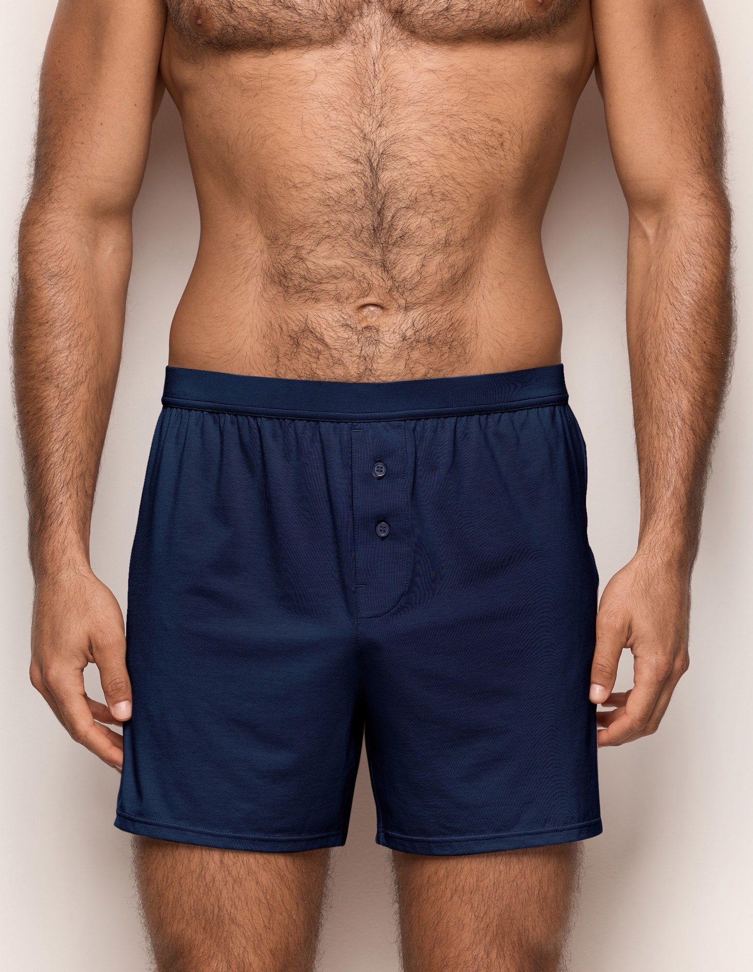 Boxer con bottoni in TENCEL™ Modal Cotone e Seta