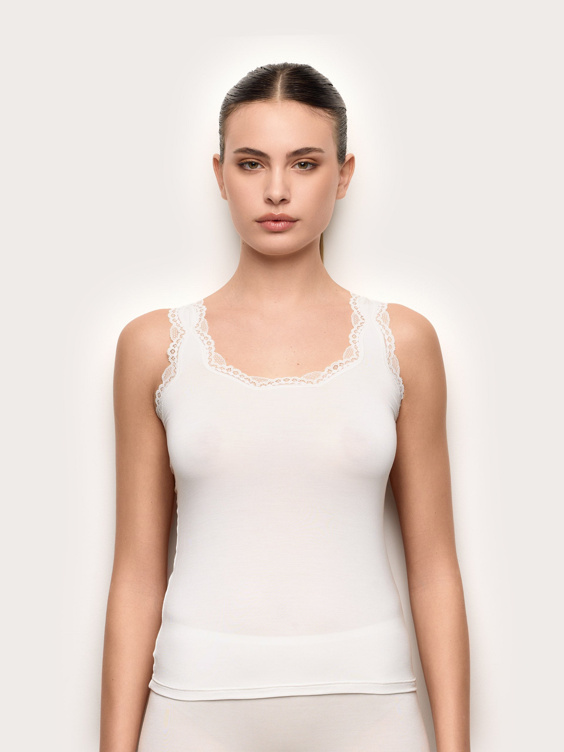 Canotta donna in TENCEL™ Modal con seta
