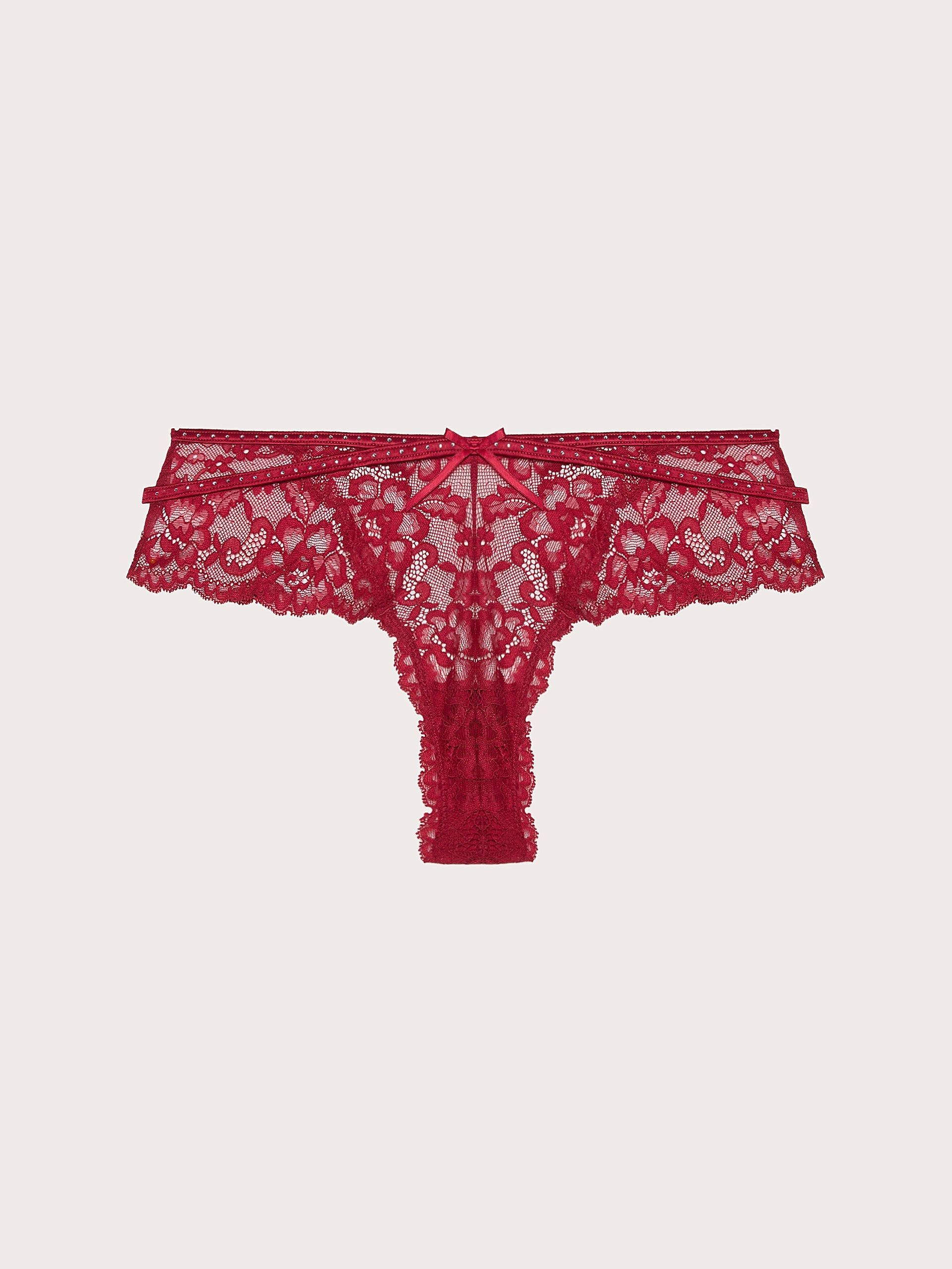 Culotte perizoma pizzo floreale Xmas Jolly