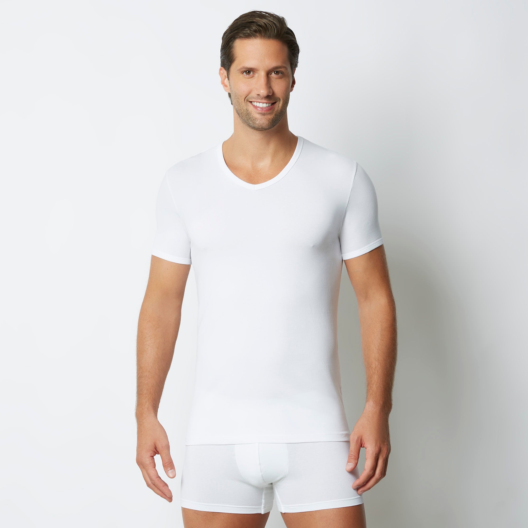 Maglia scollo V uomo in cotone New Simply