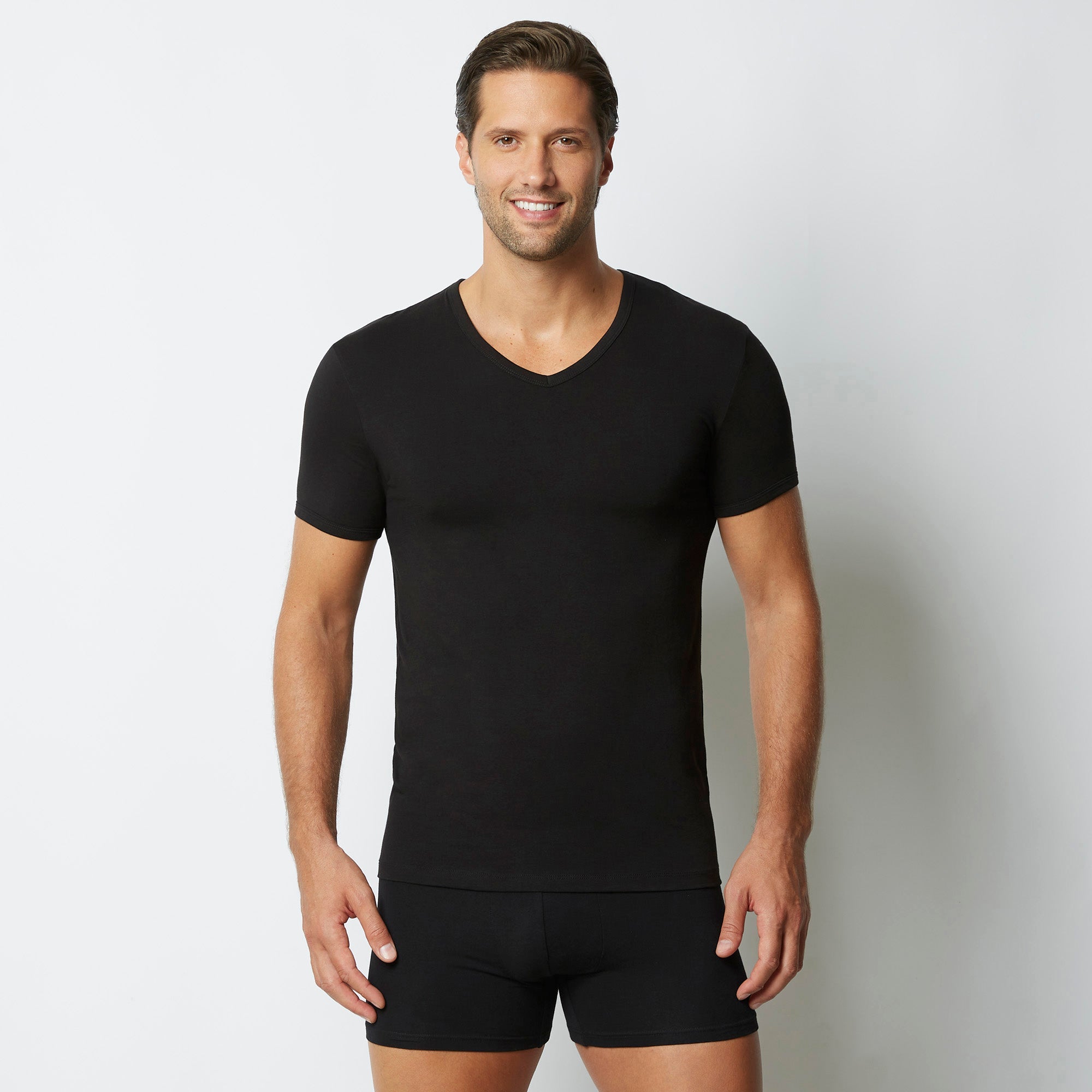 Maglia scollo V uomo in cotone New Simply