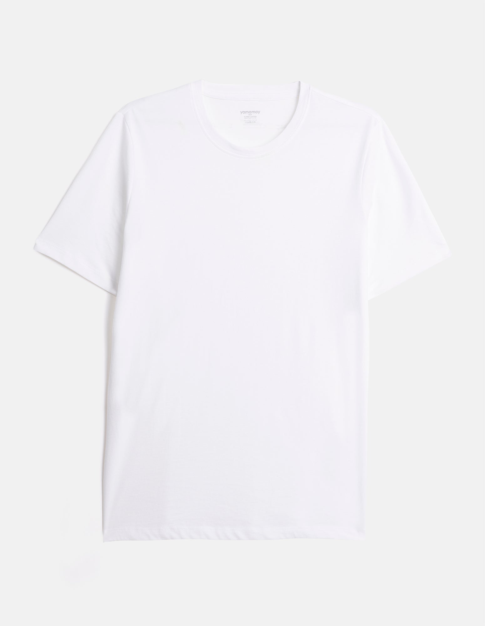 T-shirt girocollo uomo in cotone Supima Luxury