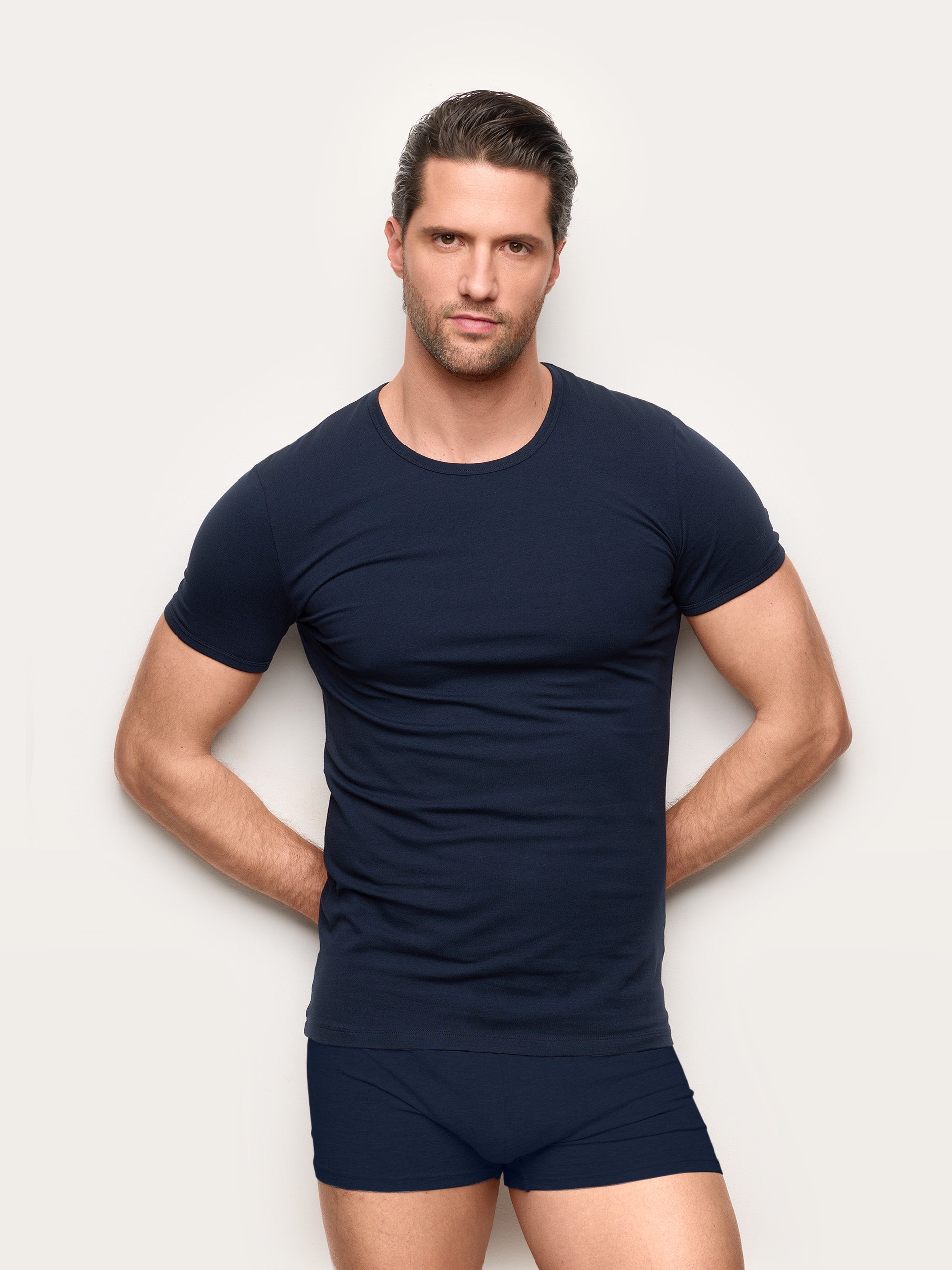 Maglia girocollo jersey di cotone - New Simply