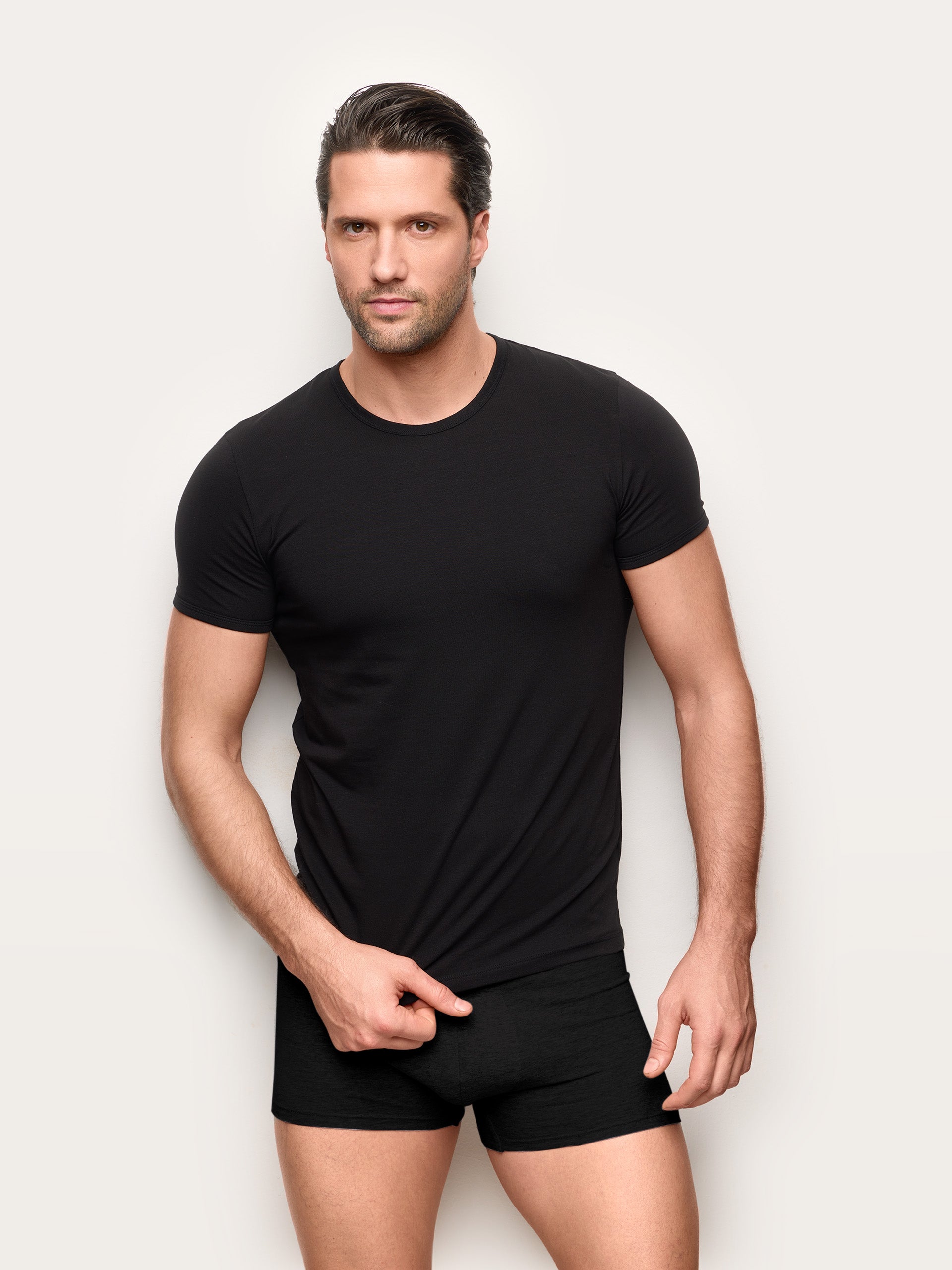Maglia girocollo jersey di cotone - New Simply