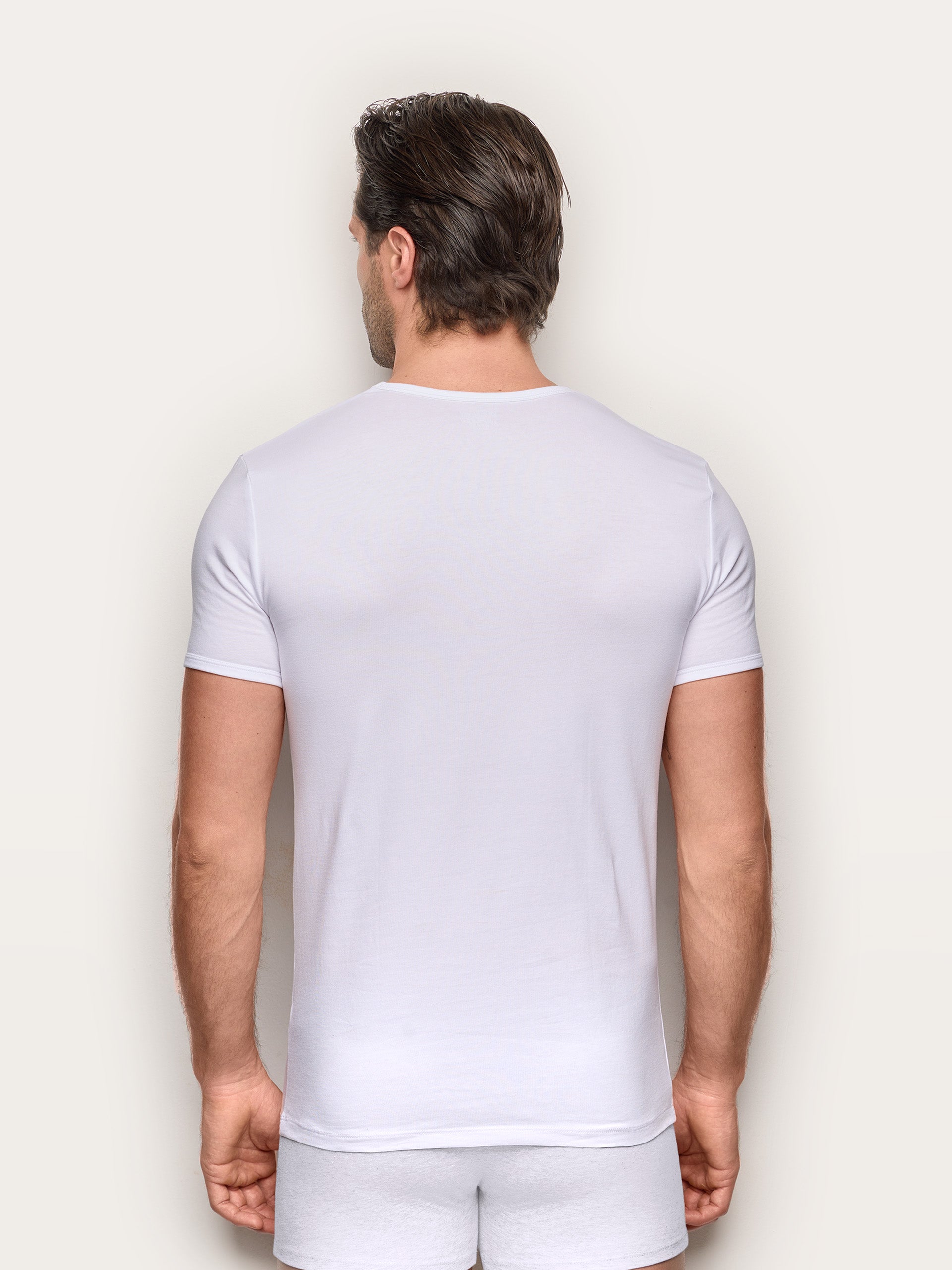 Maglia scollo V jersey di cotone - New Simply