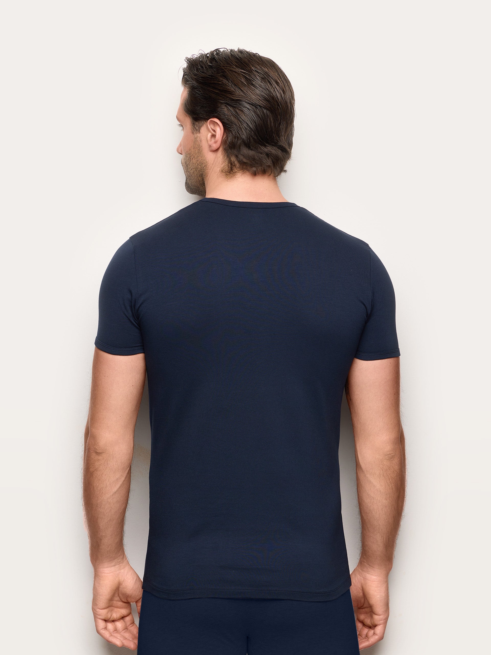 Maglia scollo V jersey di cotone - New Simply