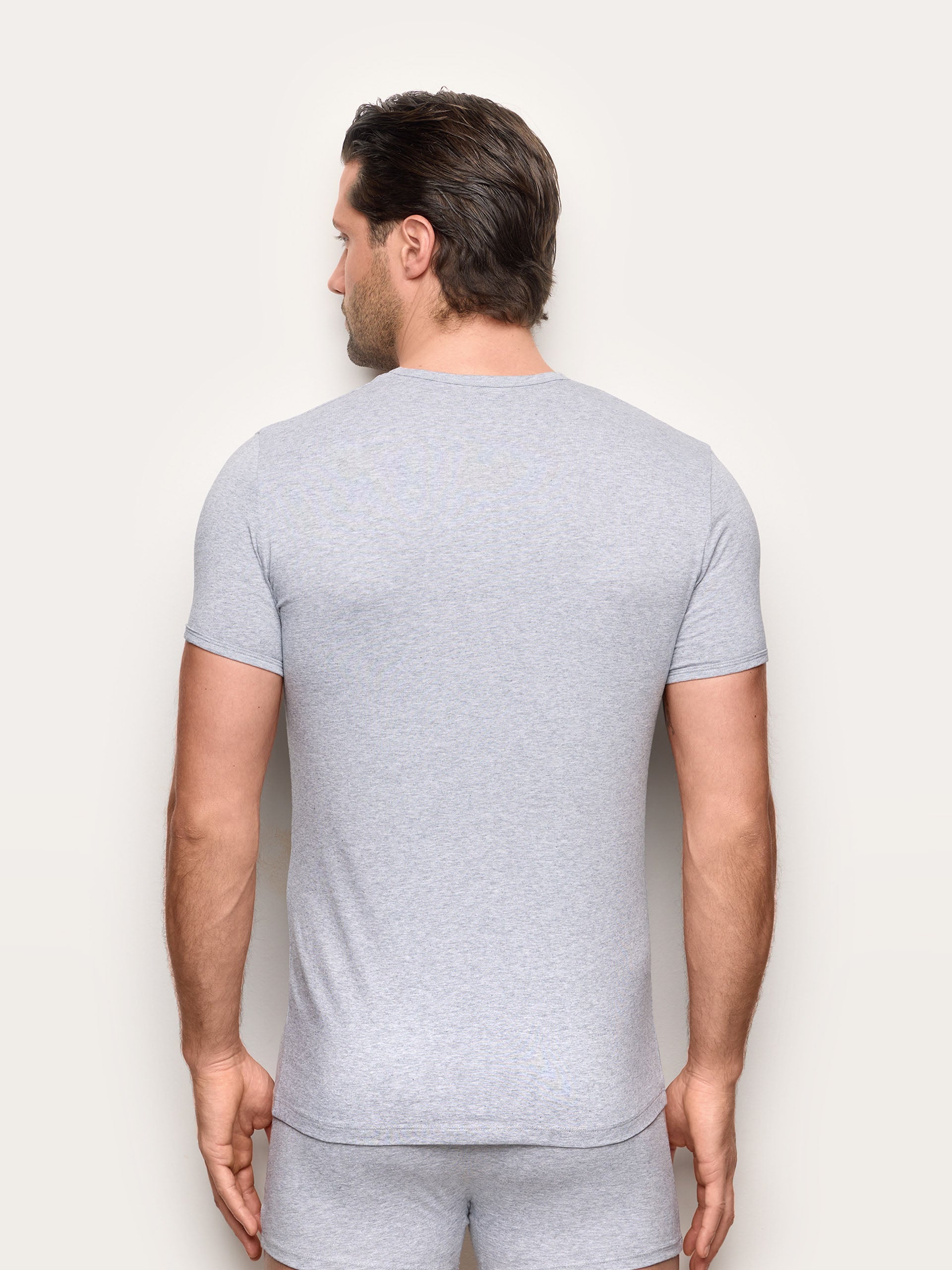 Maglia scollo V jersey di cotone - New Simply