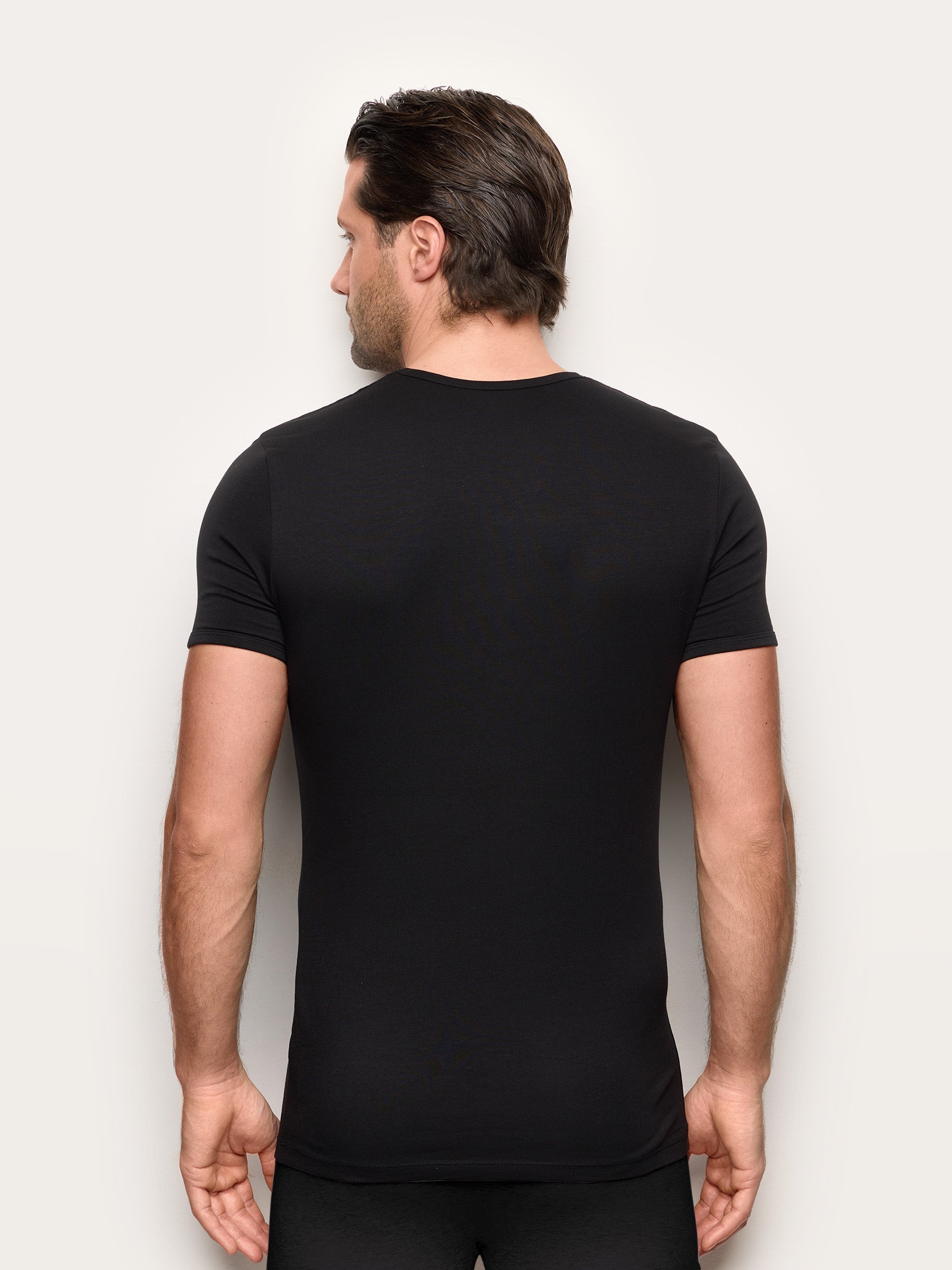 Maglia scollo V jersey di cotone - New Simply