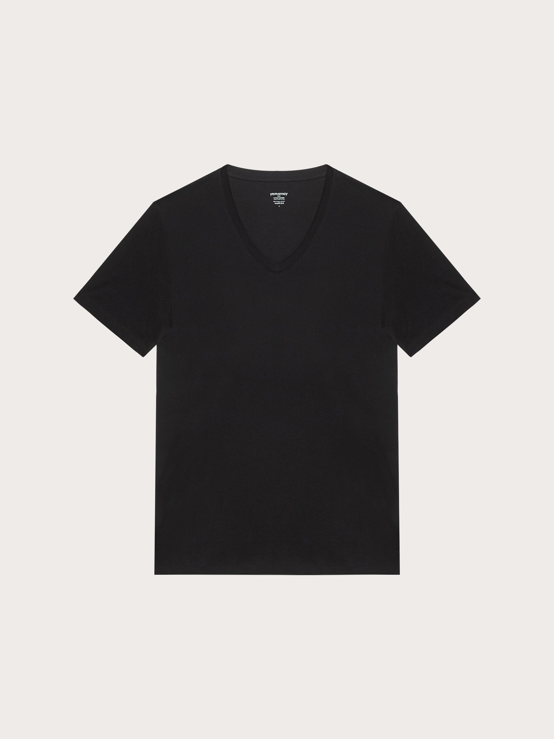 Maglia scollo a V uomo in cotone Supima Luxury