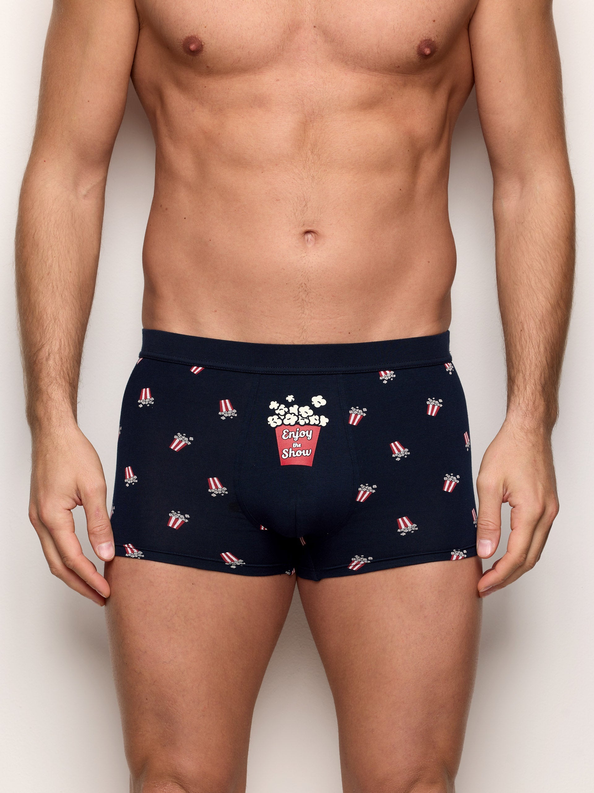 Boxer in jersey di cotone stampa Pop Corn  - That 's Amore