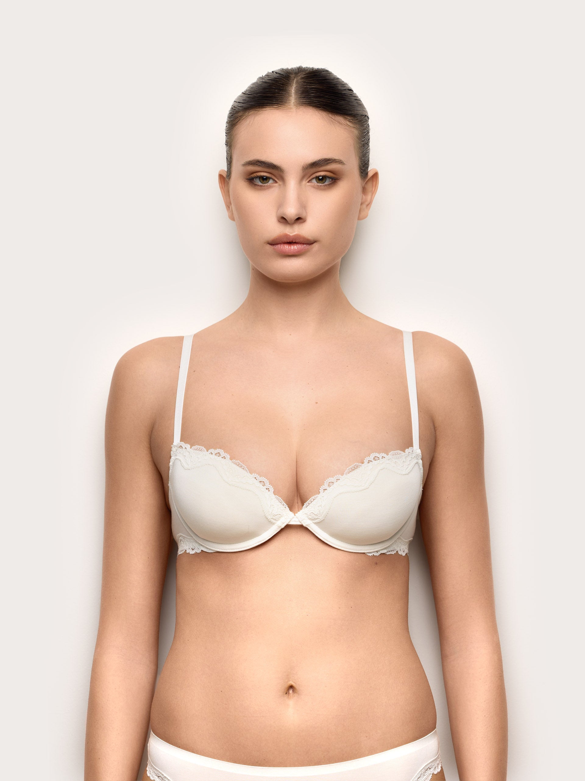 Push up imbottito con ferretto in TENCEL™ Modal con seta