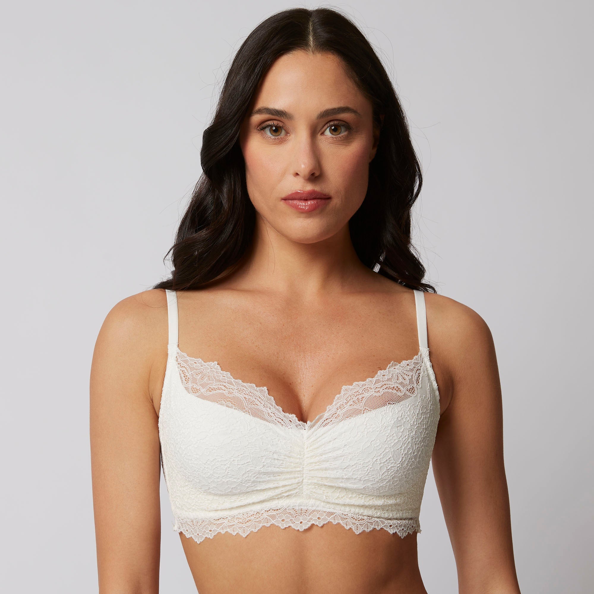 Bralette senza ferretto coppe differenziate - Orchidea