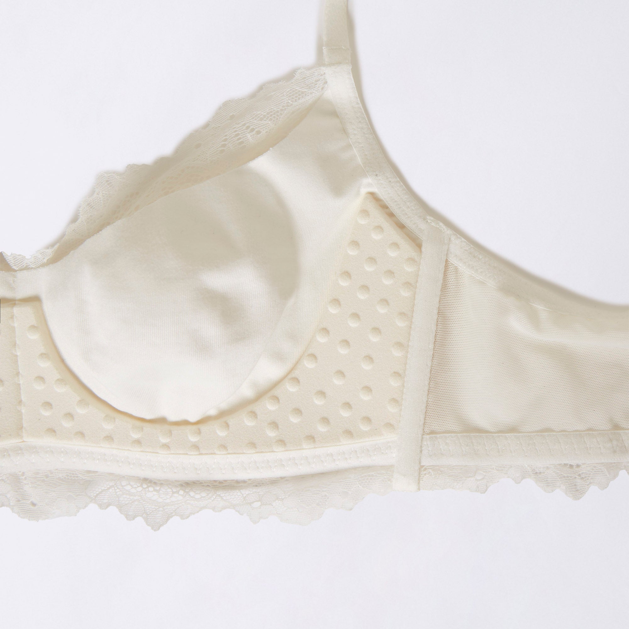 Bralette senza ferretto coppe differenziate - Orchidea