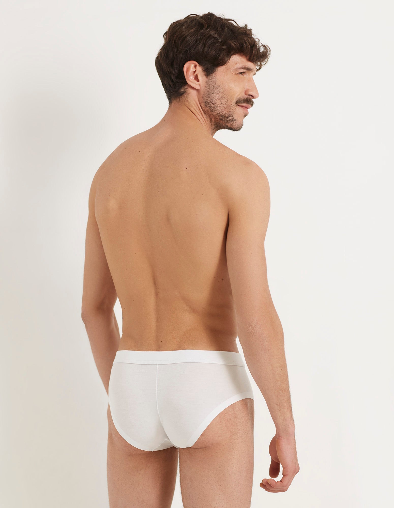 Slip tinta unita senza cuciture in elasticizzato Modal