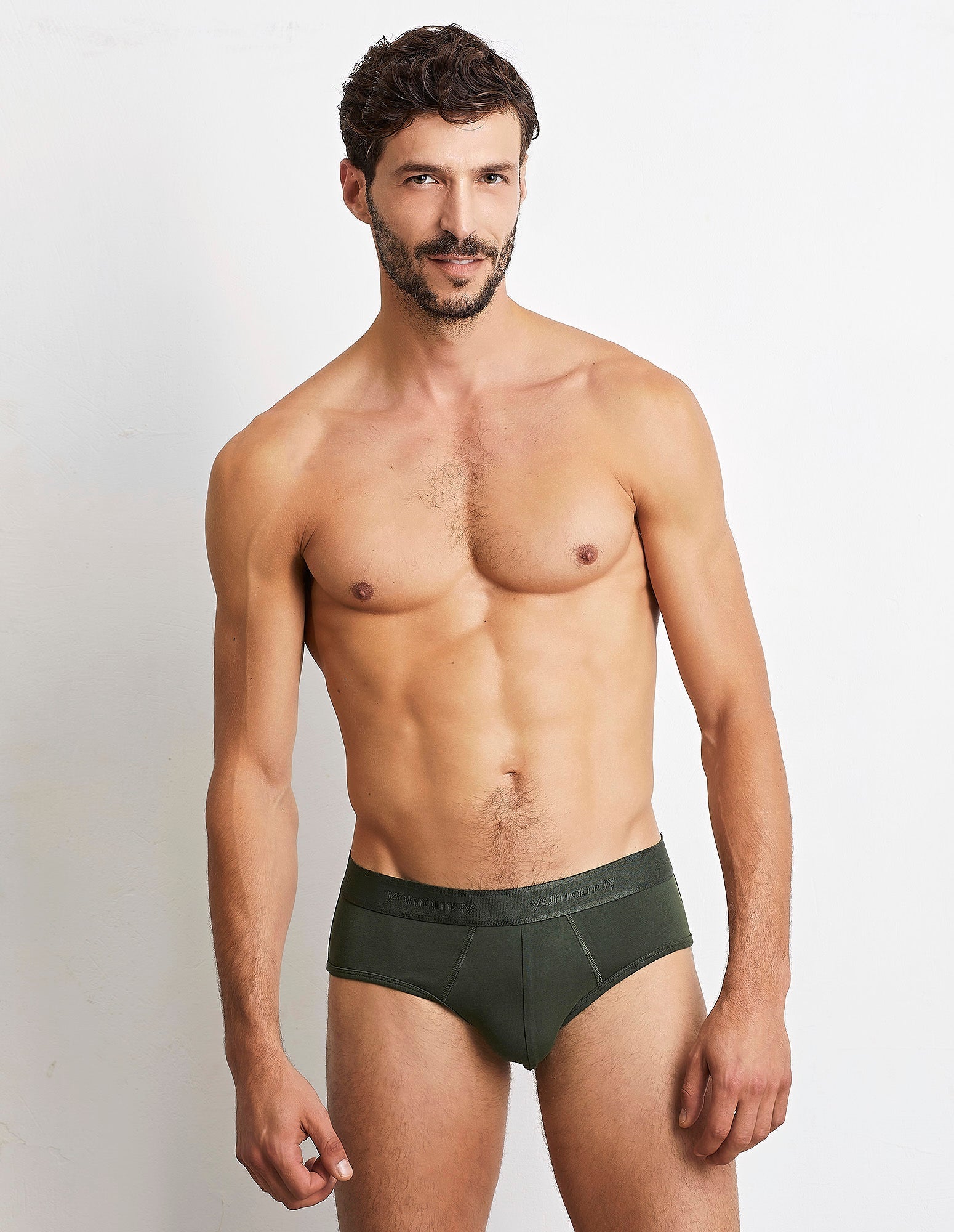 Slip tinta unita con jersey elasticizzato Supima Luxury