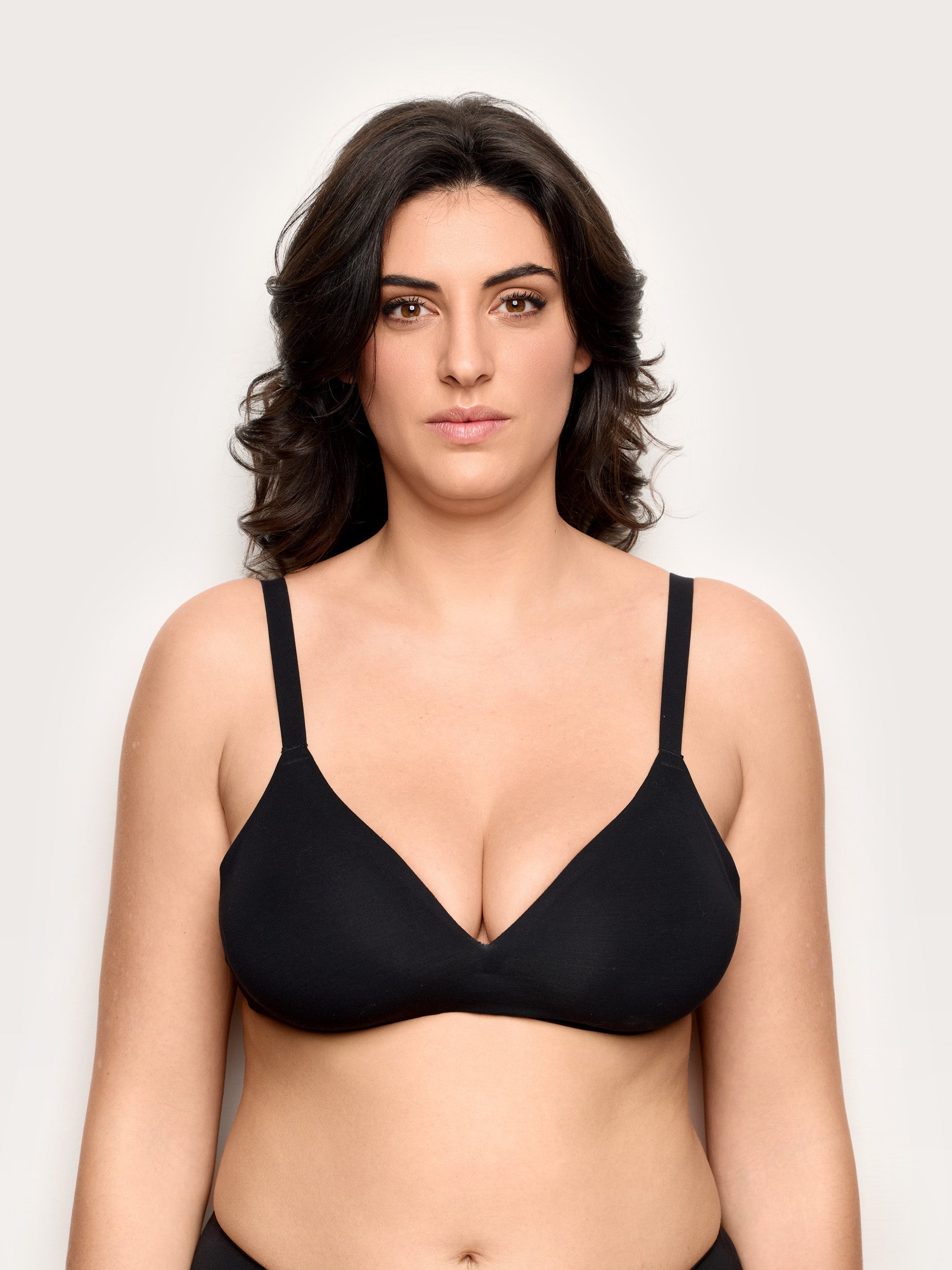 Triangolo preformato senza ferretto in cotone - Cotton Second SKin