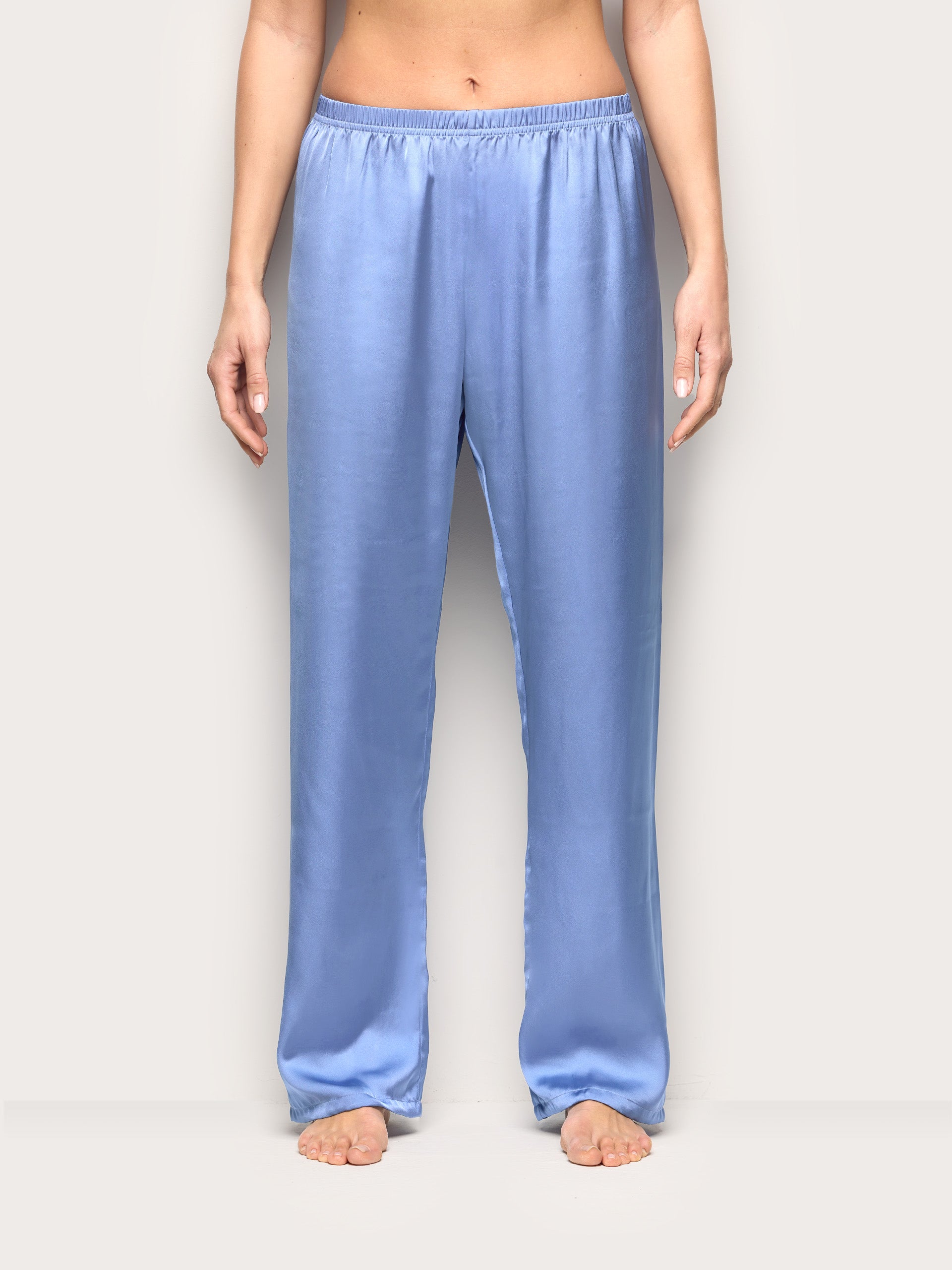 Pantalone lungo in raso  - Primula Color