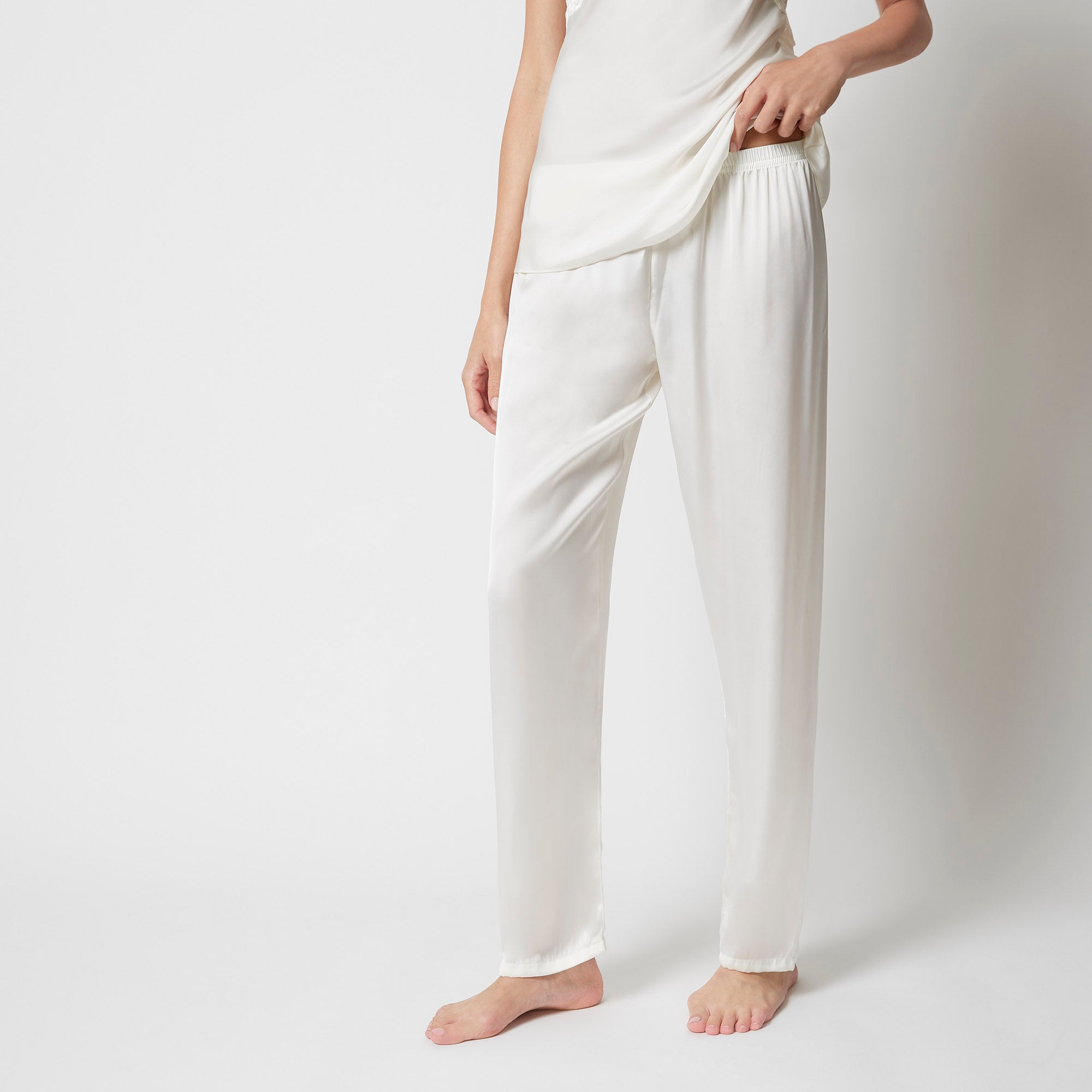 Pantalone in raso - Primula